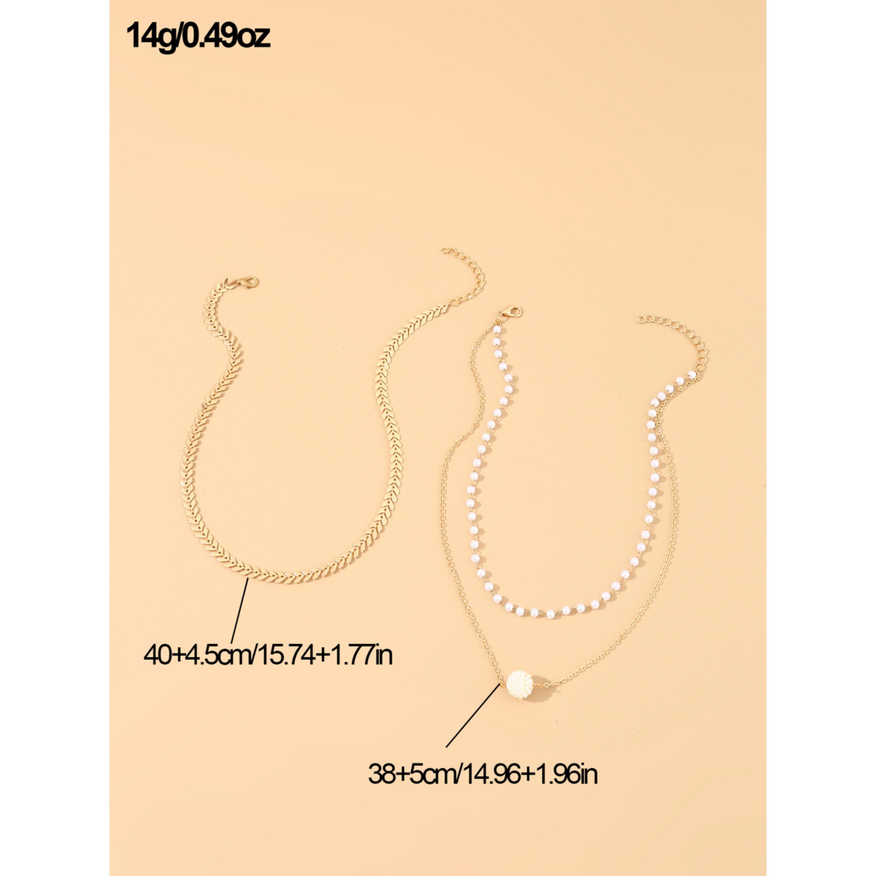 Take Two Pack of 2 - Golden Layered Necklace-women-watchesandjewellery-jewellery-necklacesandpendants-image-6