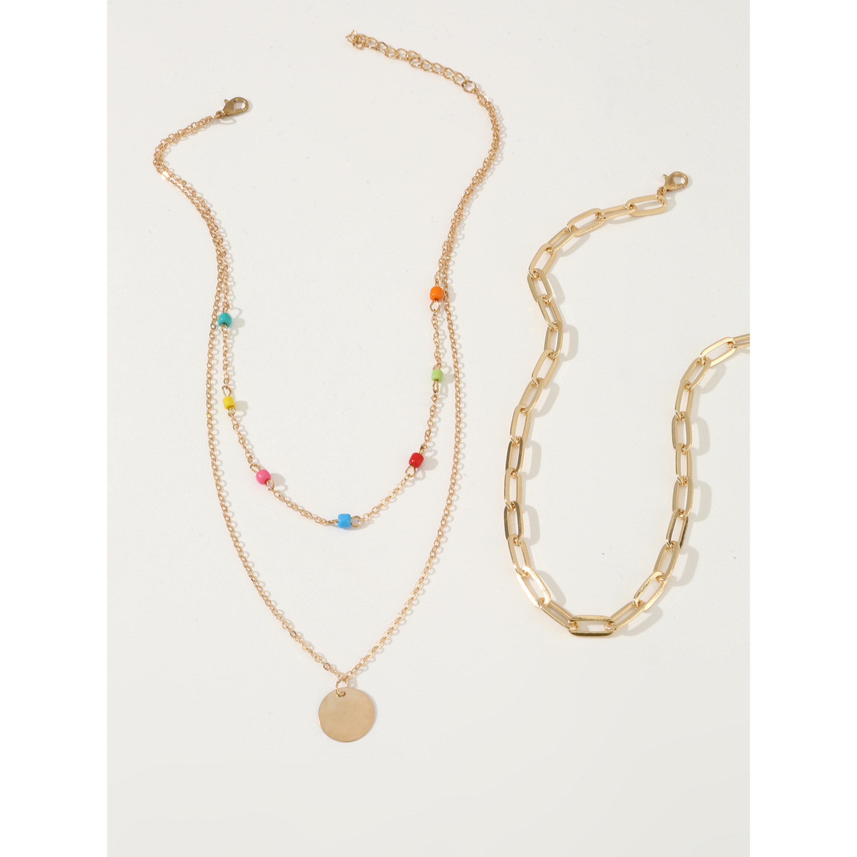 طقم قطعتين عقود متعددة الطبقات-women-watchesandjewellery-jewellery-necklacesandpendants-image-4