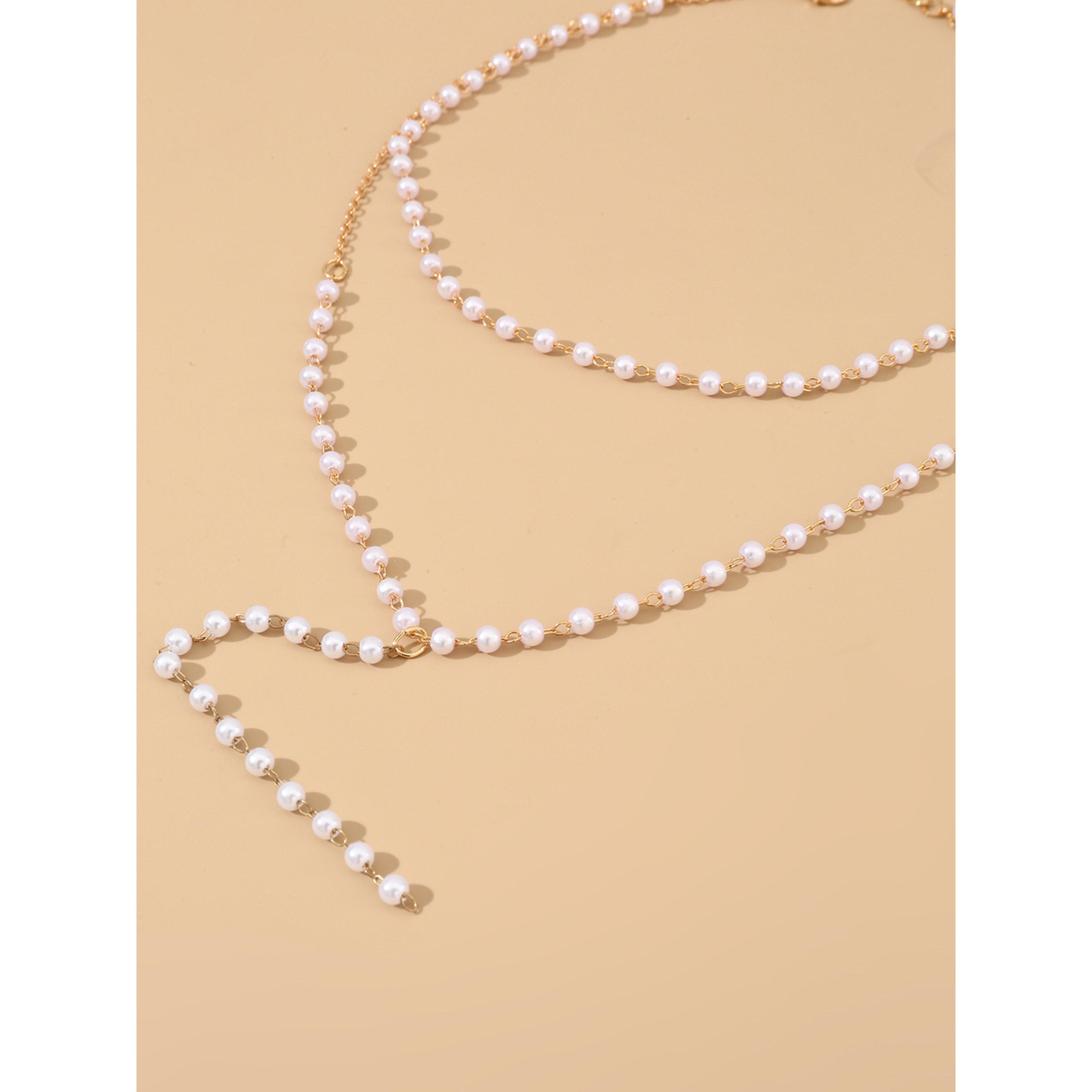 Take Two Faux Pearl Double Layer Necklace-women-watchesandjewellery-jewellery-necklacesandpendants-image-4