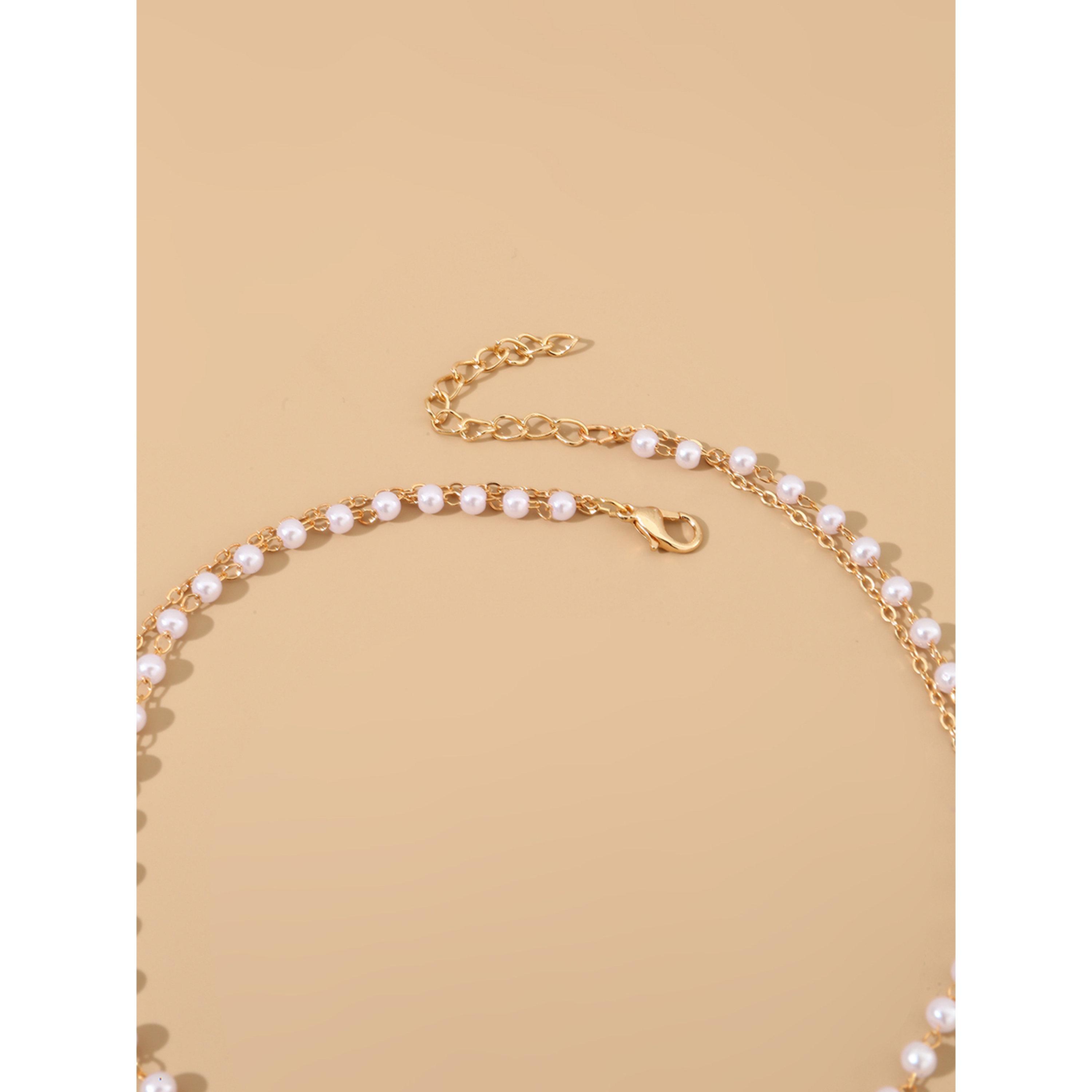 عقد لؤلؤ صناعي بطبقة مزدوجة-women-watchesandjewellery-jewellery-necklacesandpendants-image-5