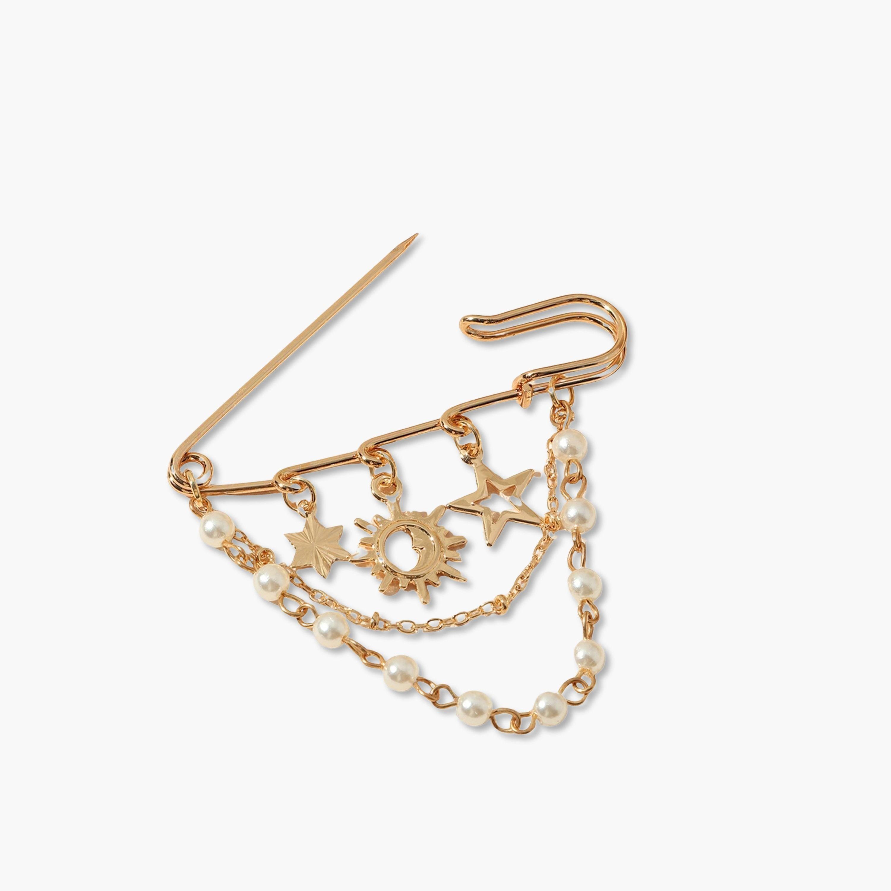 بروش بدلايات سماوية وتفاصيل لؤلؤ-women-watchesandjewellery-jewellery-brooches-image-1