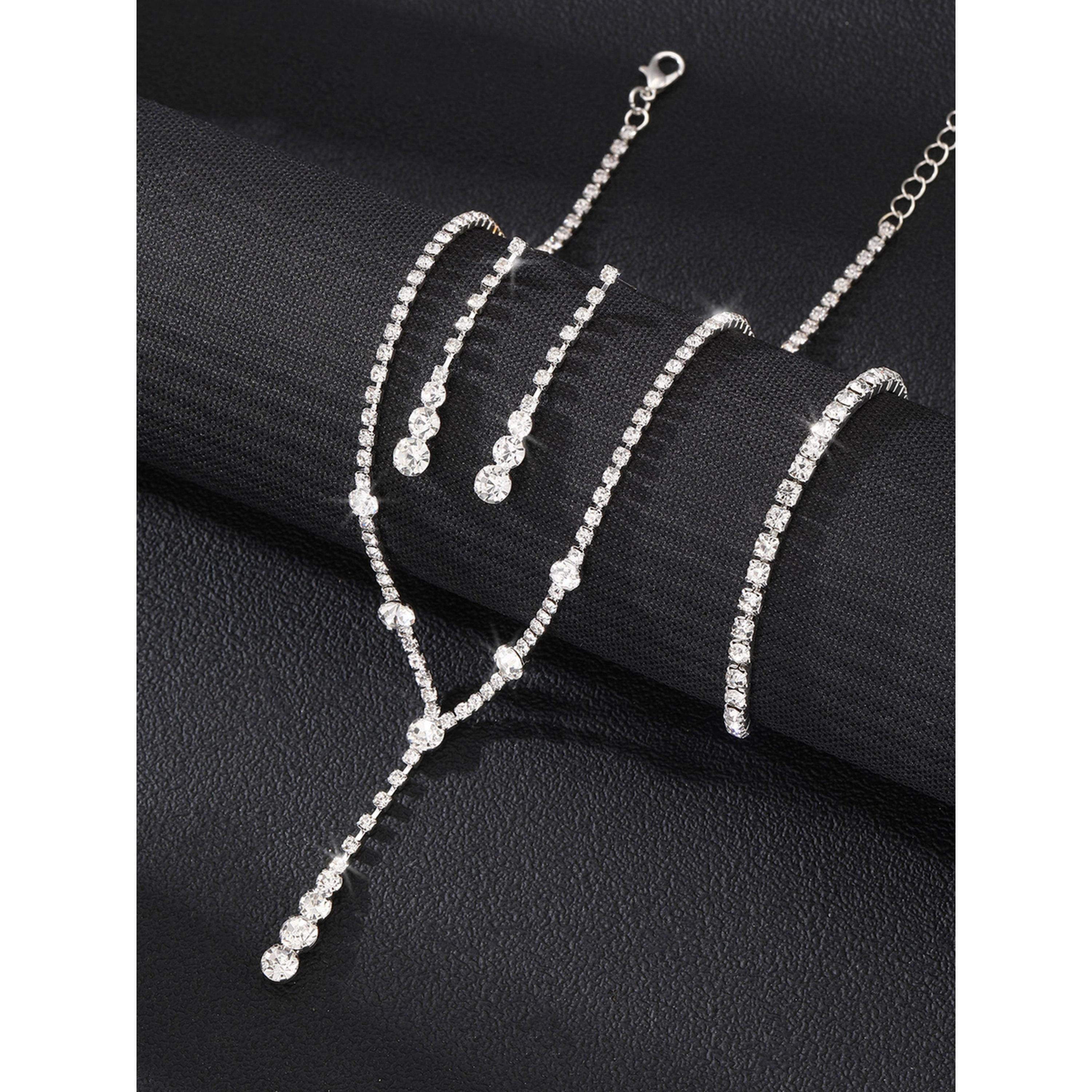 طقم 3 قطع عقد كريستال وسوار وأقراط-women-watchesandjewellery-jewellery-jewellerysets-image-2