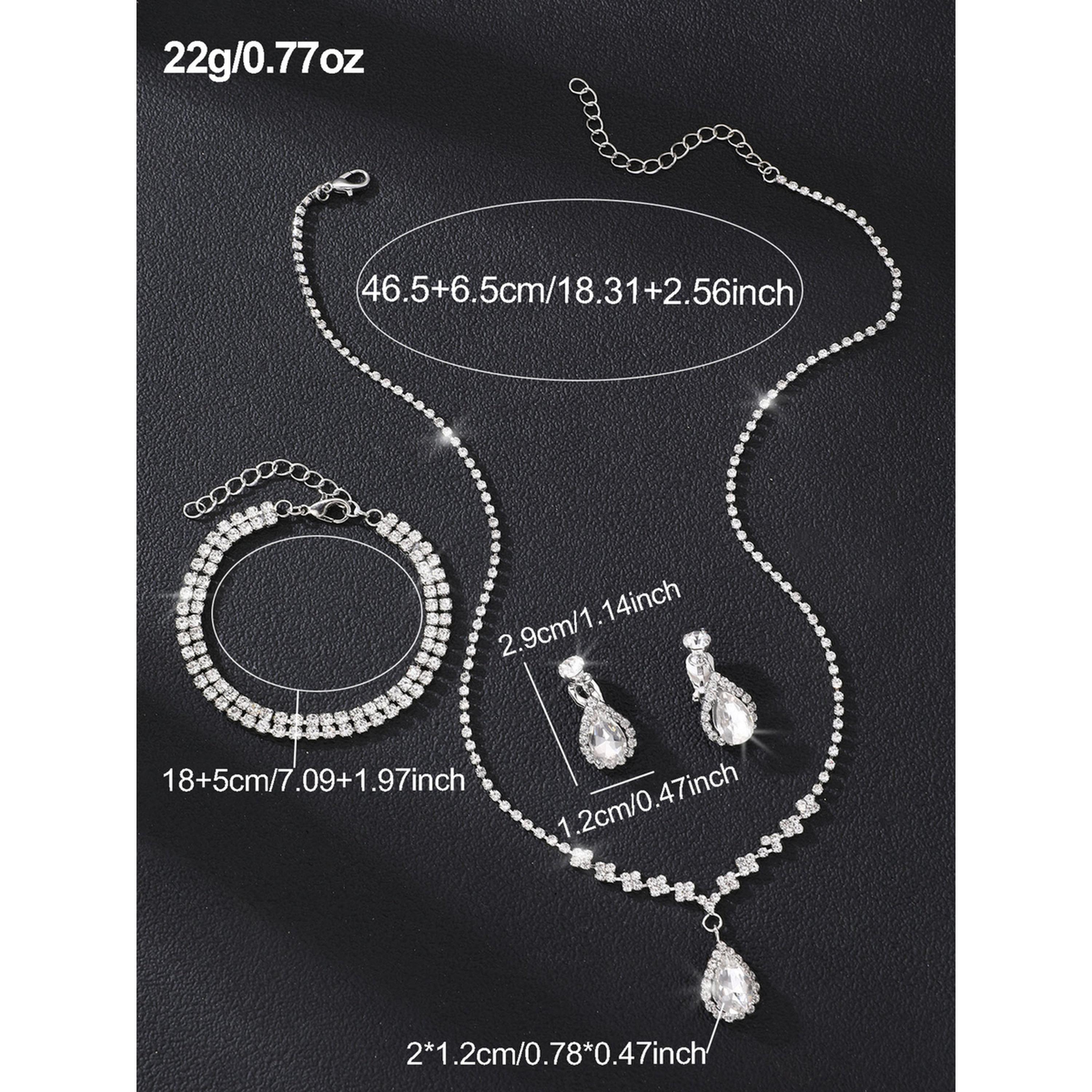 طقم 3 قطع عقد كريستال وسوار وأقراط-women-watchesandjewellery-jewellery-jewellerysets-image-4