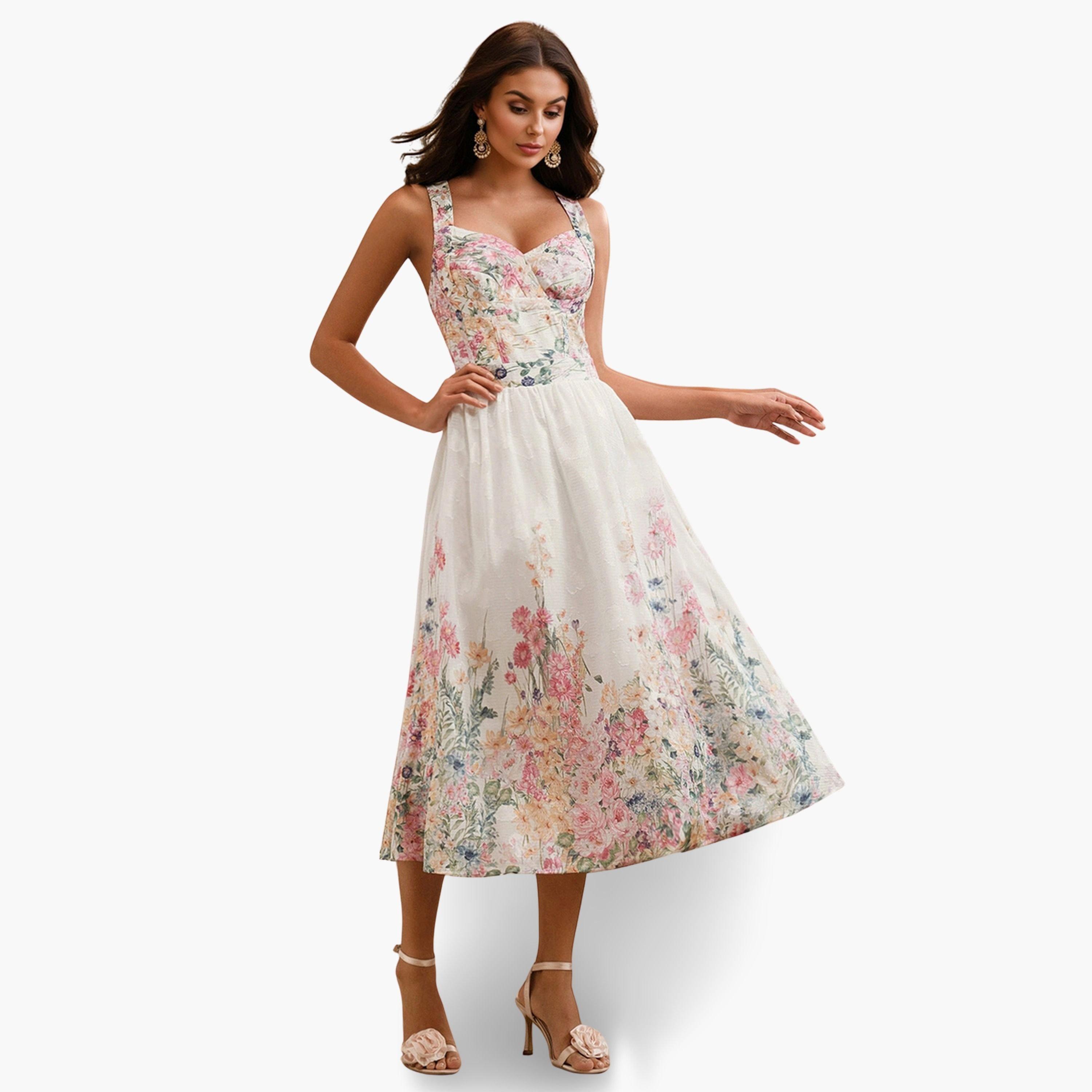 Take Two Women Floral Print Strappy Midi Dress-women-clothing-dresses-image-3