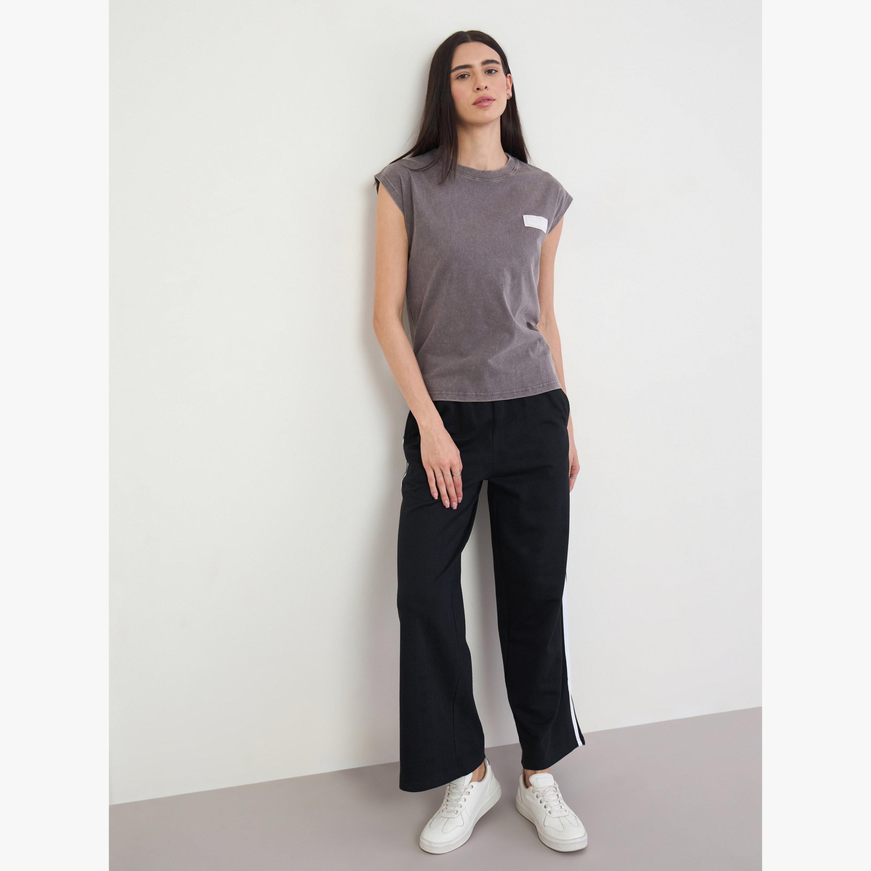 تيشيرت قطن بنمط مغسول-women-clothing-tshirts-image-2