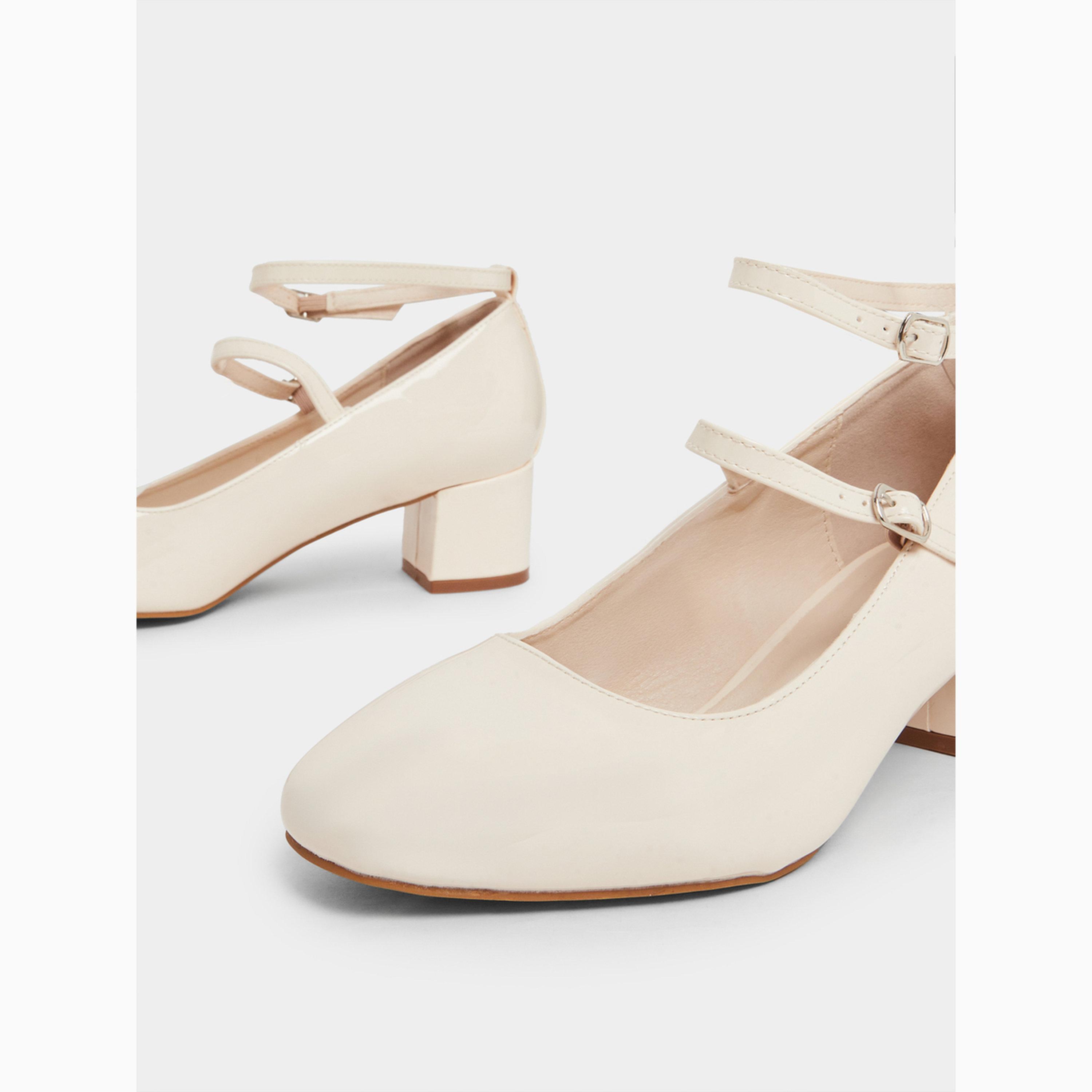 حذاء بكعب سميك لامع-women-shoes-heels-image-3