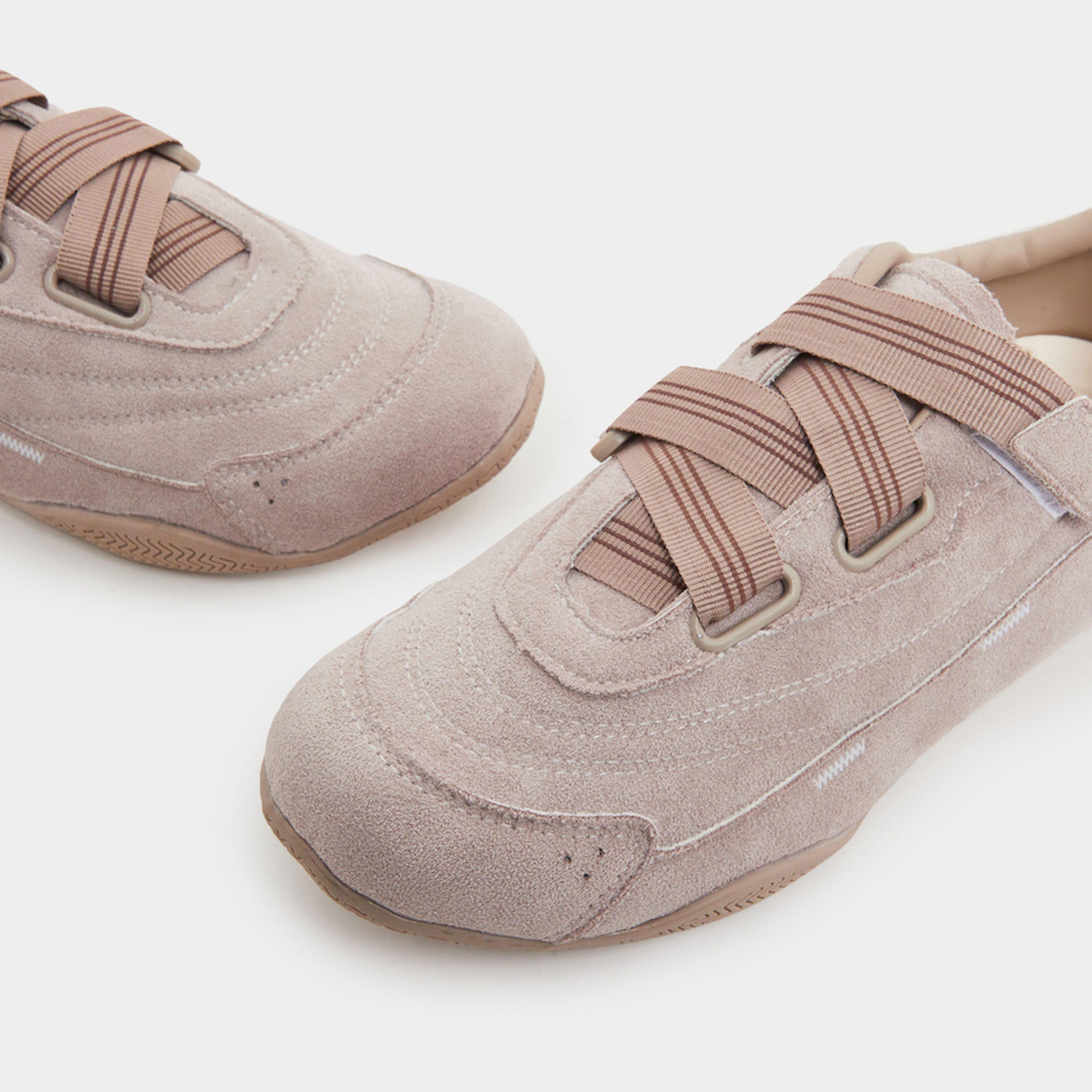 Styli Pink Velcro Sneakers-women-shoes-sneakers-image-5