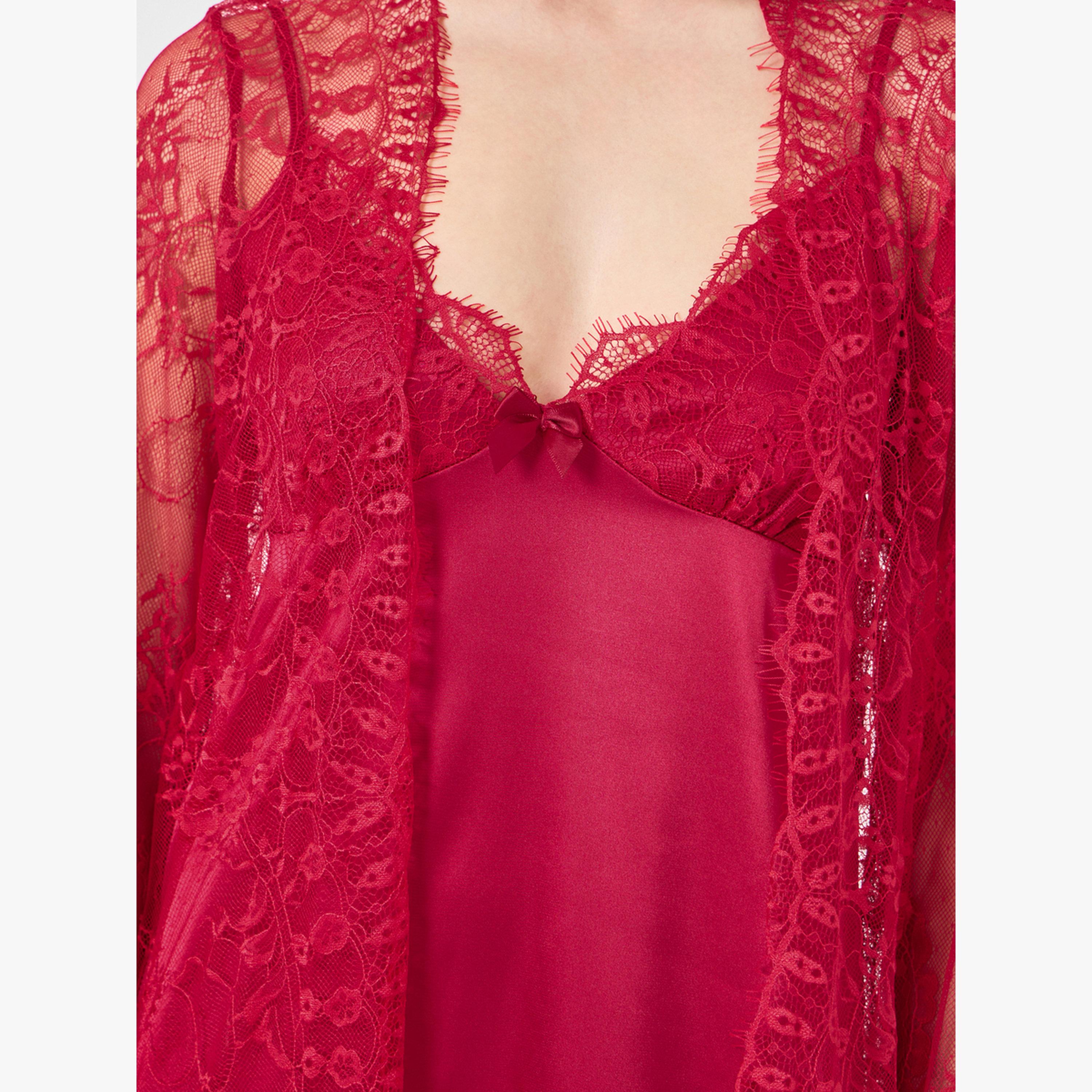 Take Two Red Satin Slip and Lace Robe Set-women-clothing-nightwear-robes-image-6