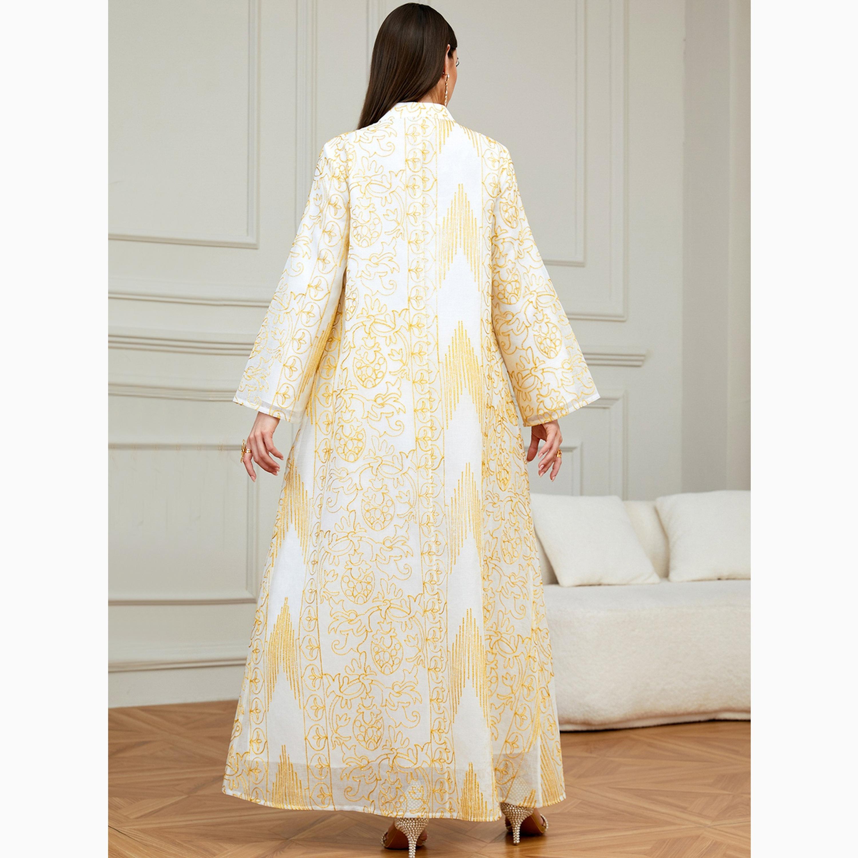 Take Two White Sequined Embroidered Jalabiya-women-arabicclothing-jalabiyas-image-4
