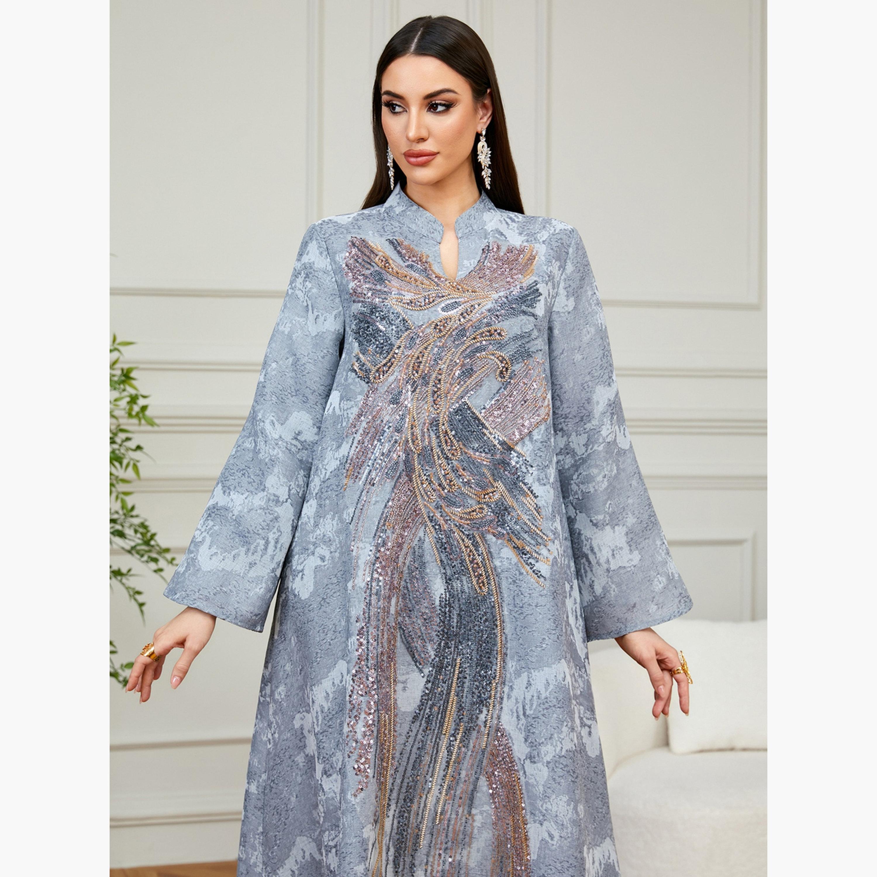 جلابية مطرزة بترتر-women-arabicclothing-jalabiyas-image-3