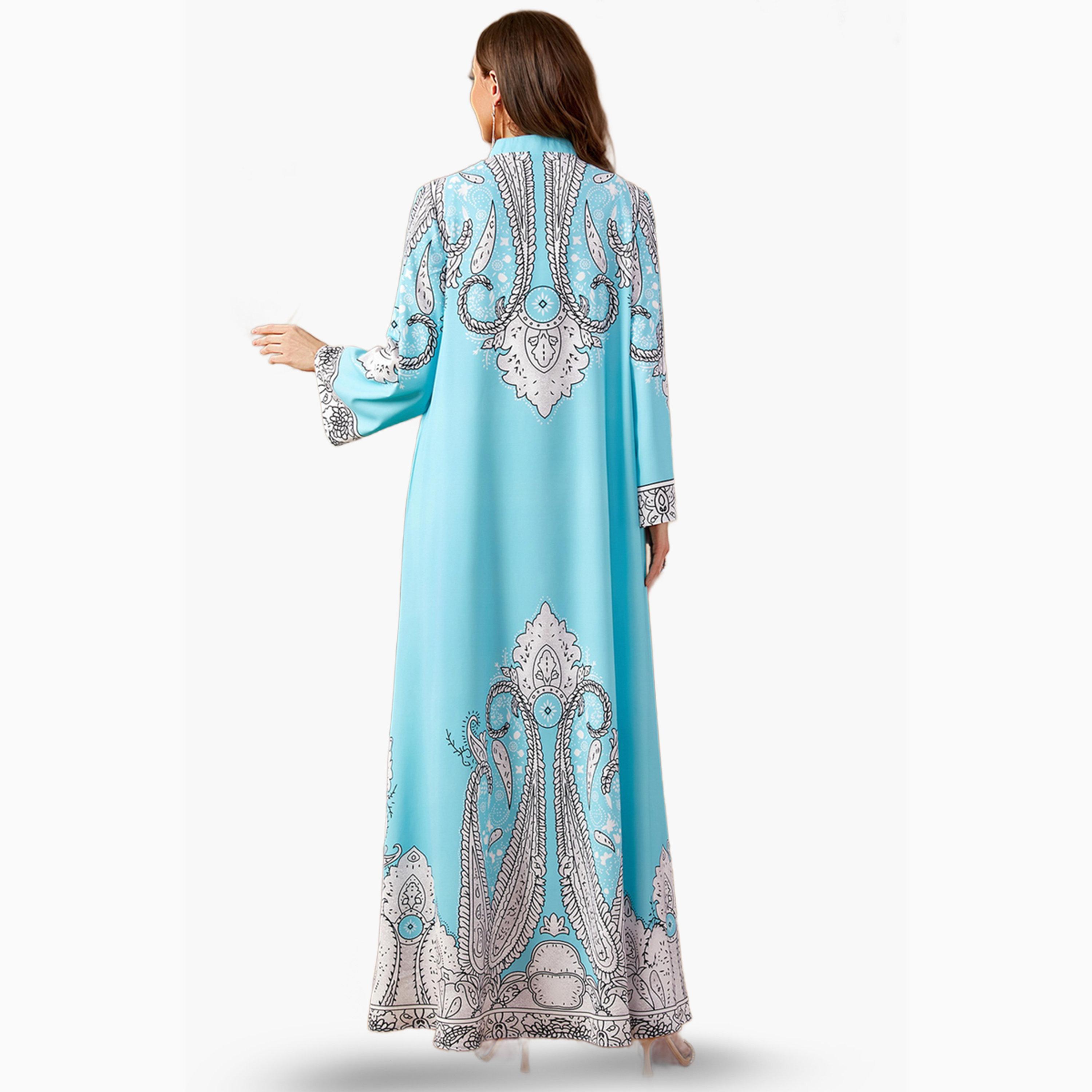 جلابية بياقة وطبعة وتفاصيل لؤلؤ صناعي-women-arabicclothing-jalabiyas-image-4