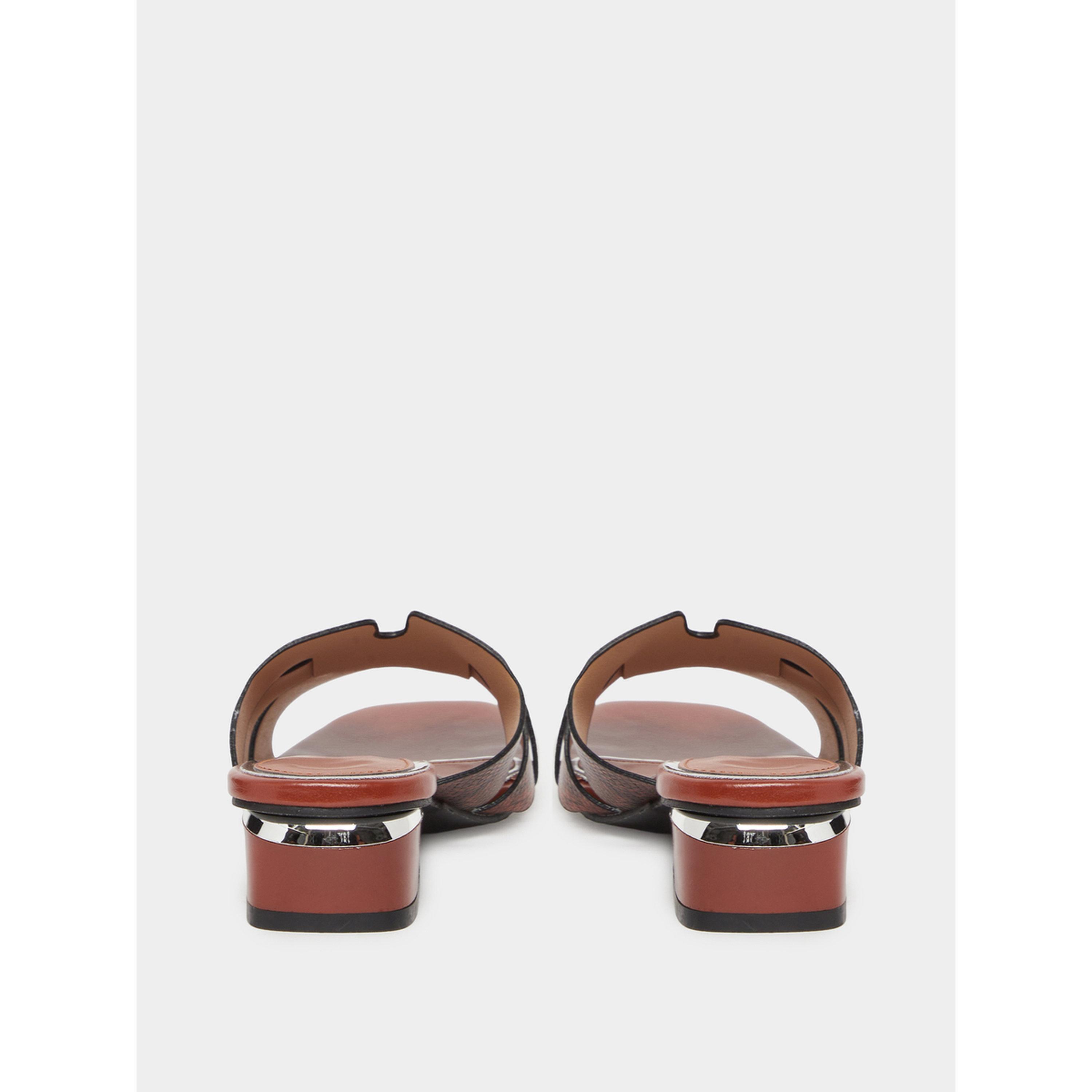 صندل نسائي بنقشة جلد الثعبان وكعب سميك-women-shoes-sandals-heeled-image-4