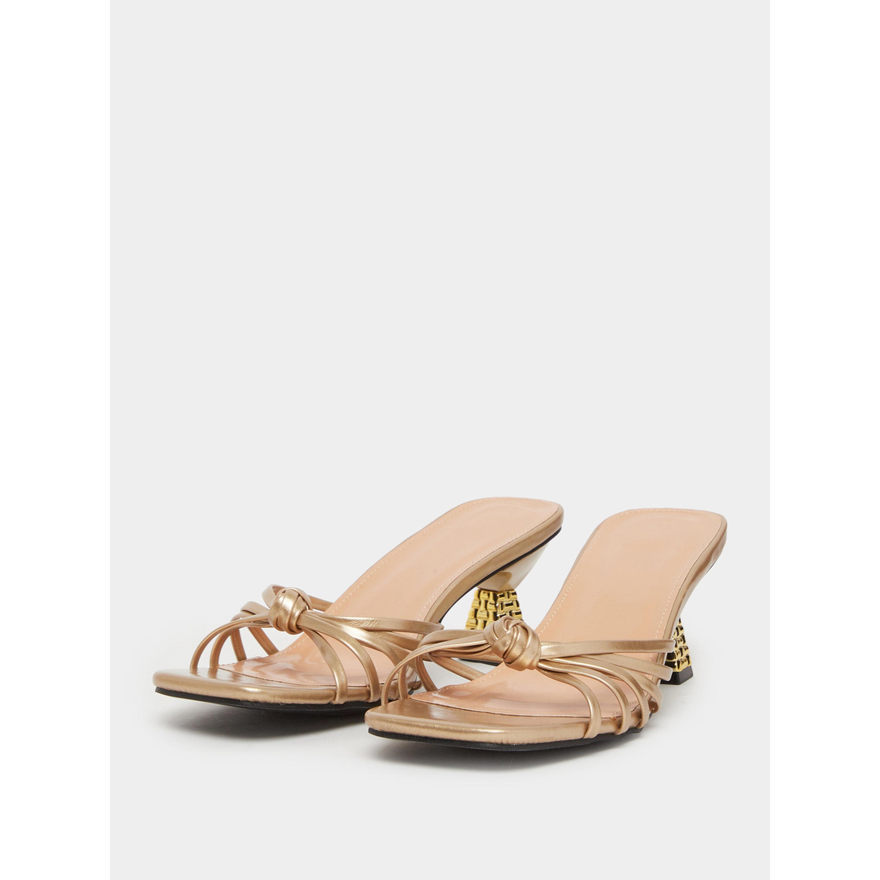 صندل نسائي بسيور وكعب قصير كيتن هيل-women-shoes-sandals-heeled-image-1