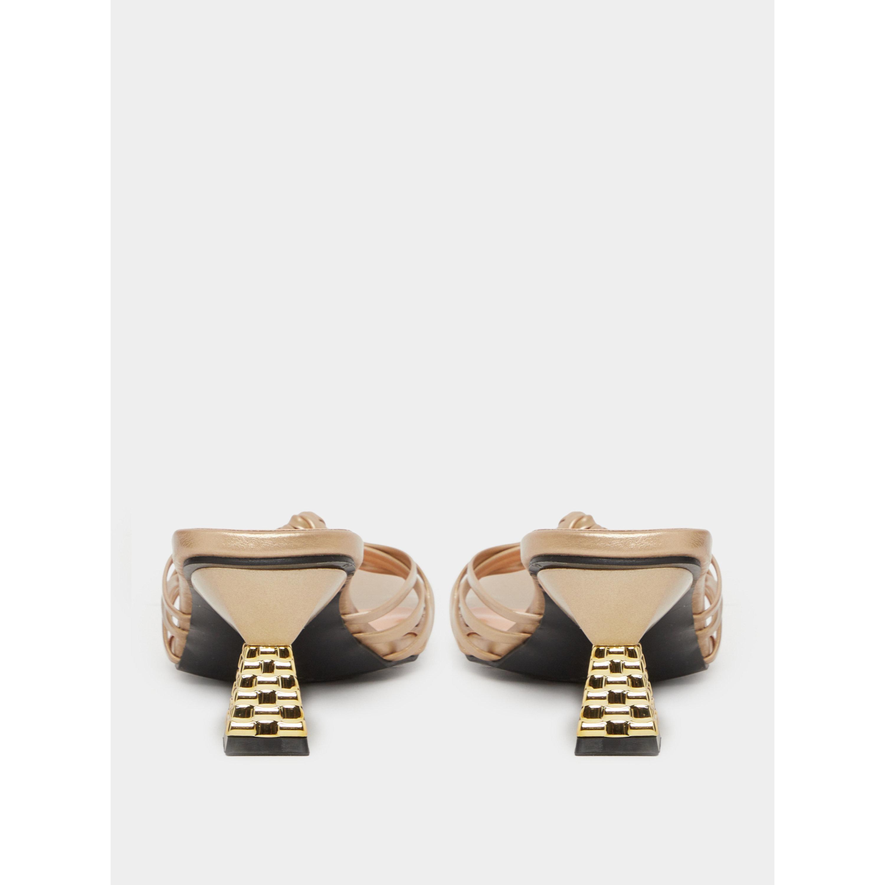 Take Two Women Beige Strappy Kitten Heel Sandals-women-shoes-sandals-heeled-image-4