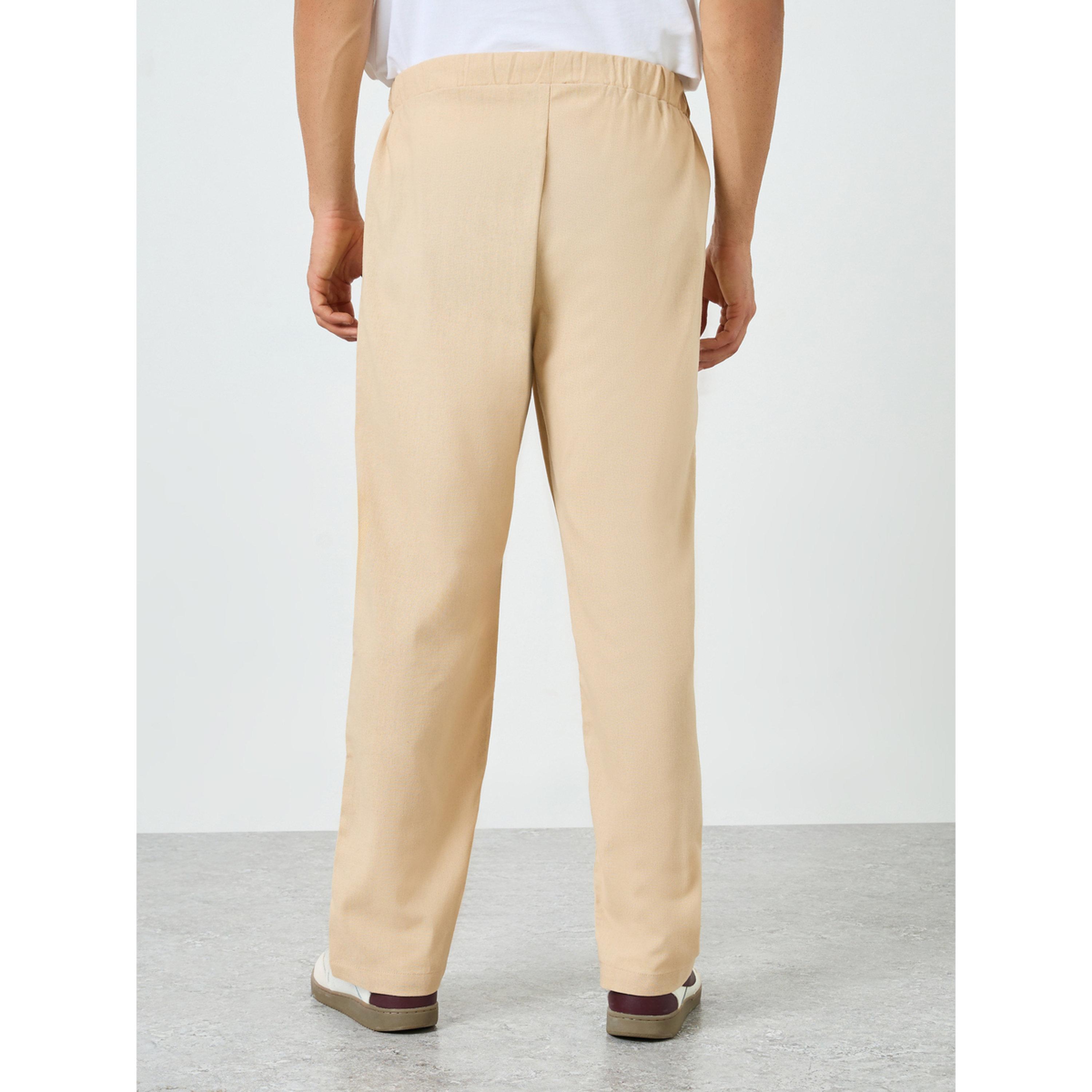 بنطال مريح برباط خصر-men-clothing-bottoms-joggers-image-4