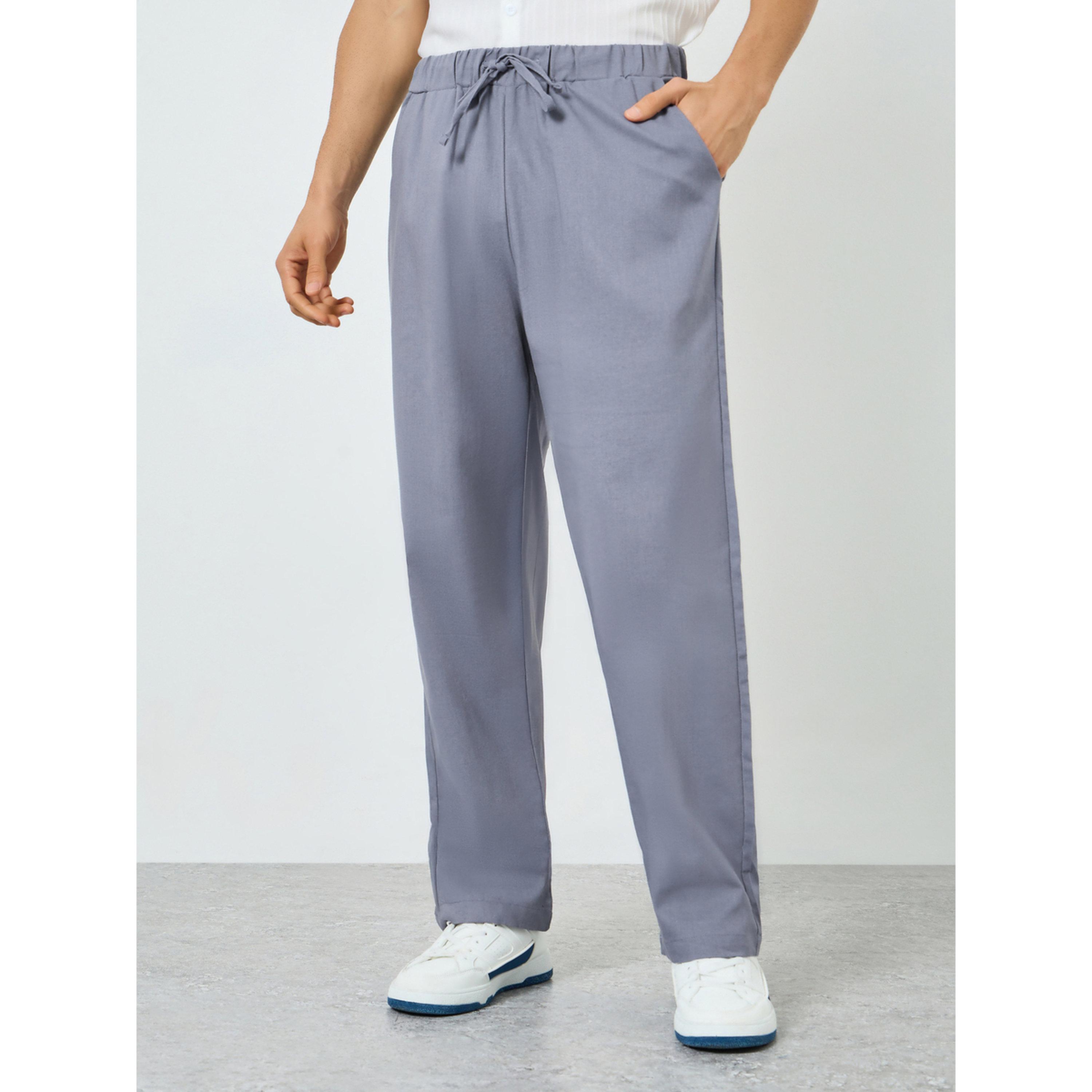 بنطال مريح برباط خصر-men-clothing-bottoms-joggers-image-1