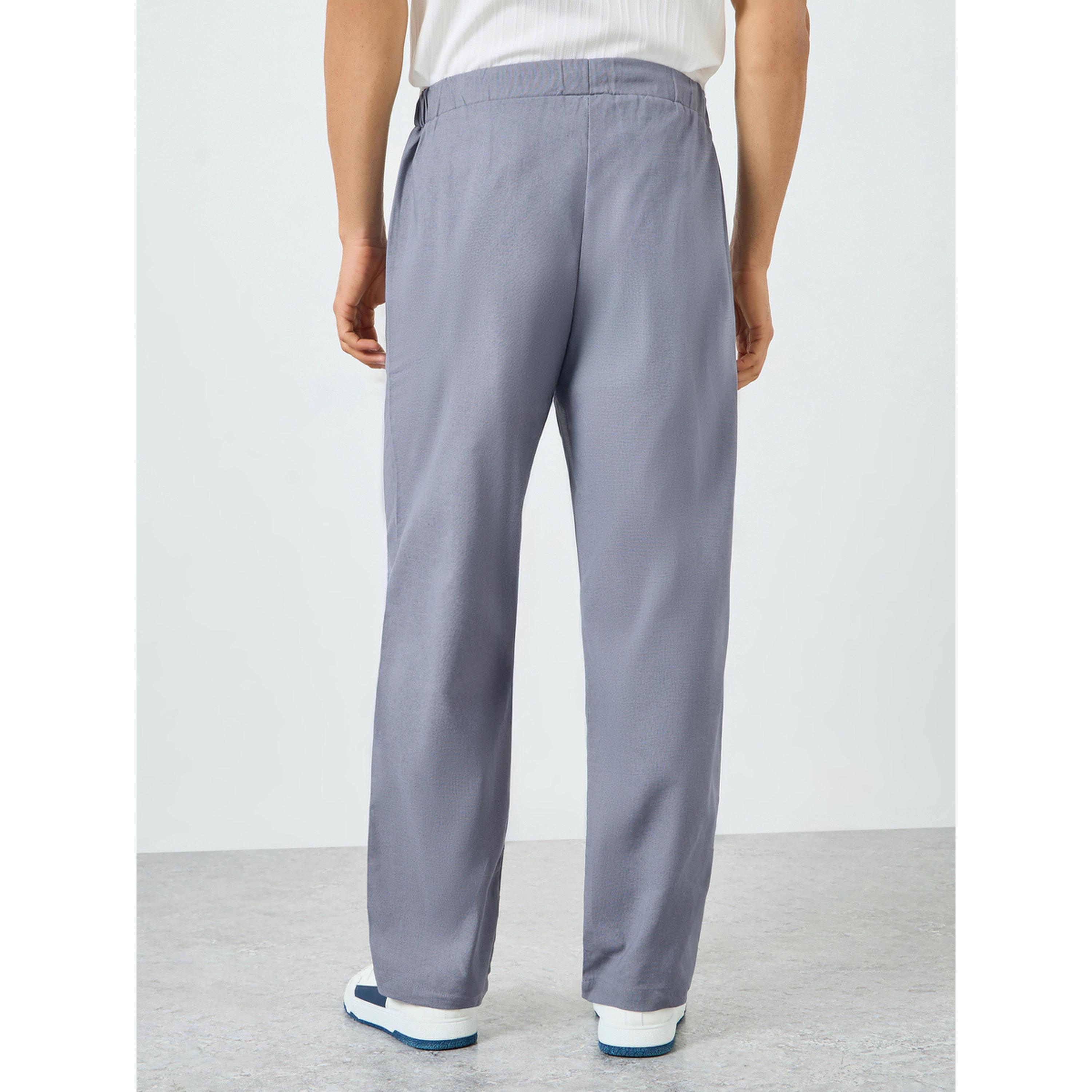 بنطال مريح برباط خصر-men-clothing-bottoms-joggers-image-4