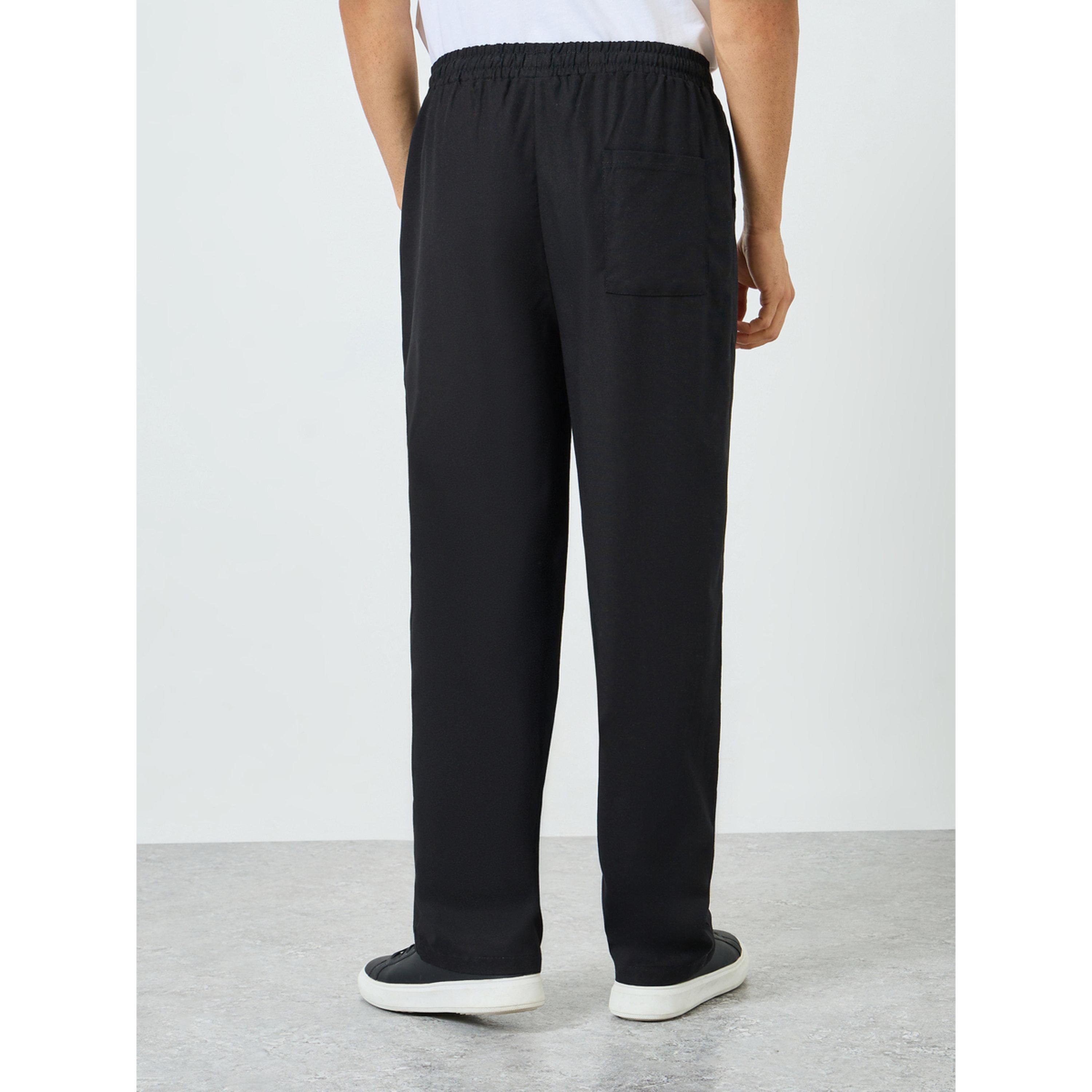 بنطال مريح برباط خصر-men-clothing-bottoms-joggers-image-4