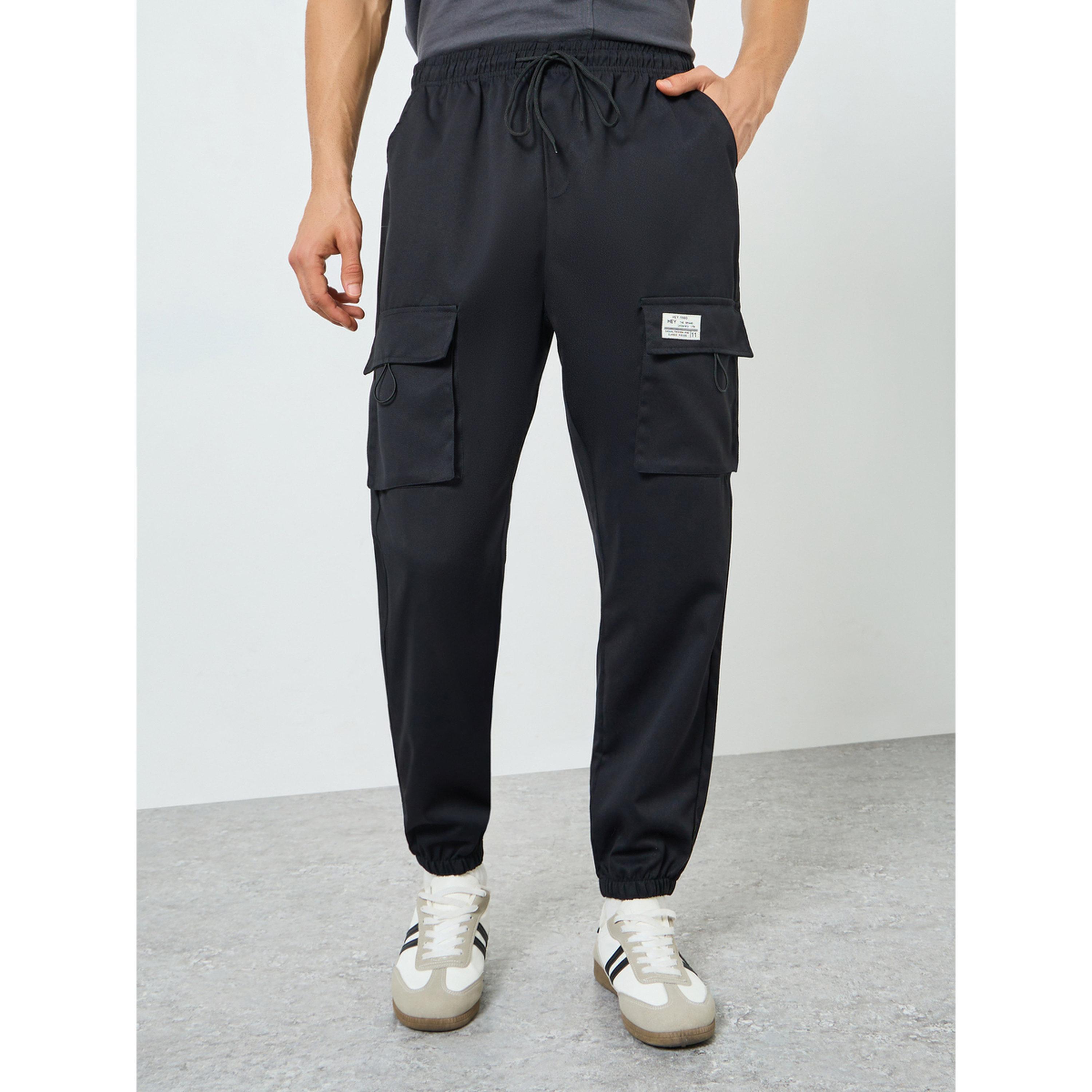 بنطال كارغو برباط خصر-men-clothing-bottoms-joggers-image-1