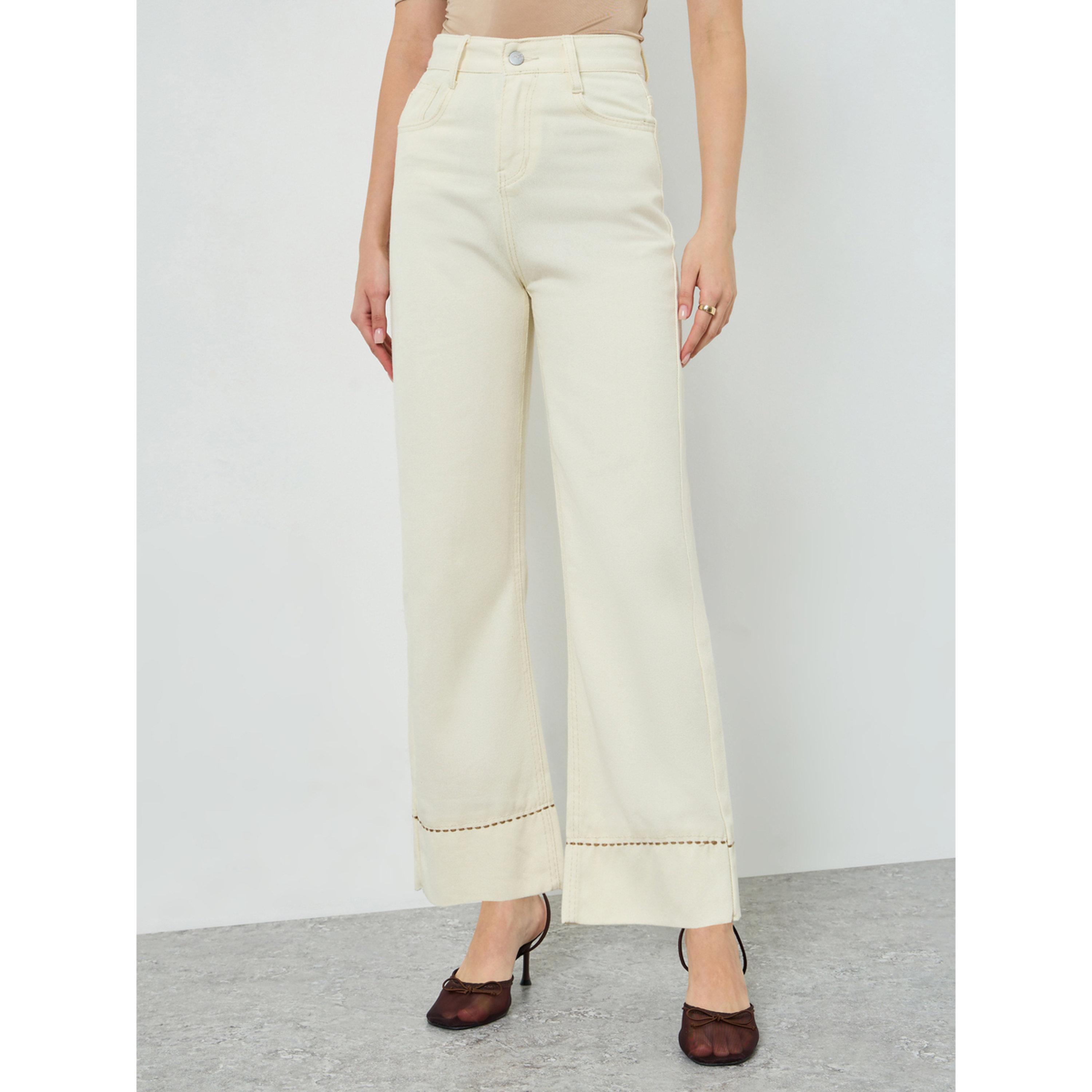 Styli Women Off-White Wide-Leg Jeans-women-clothing-bottoms-jeans-image-1