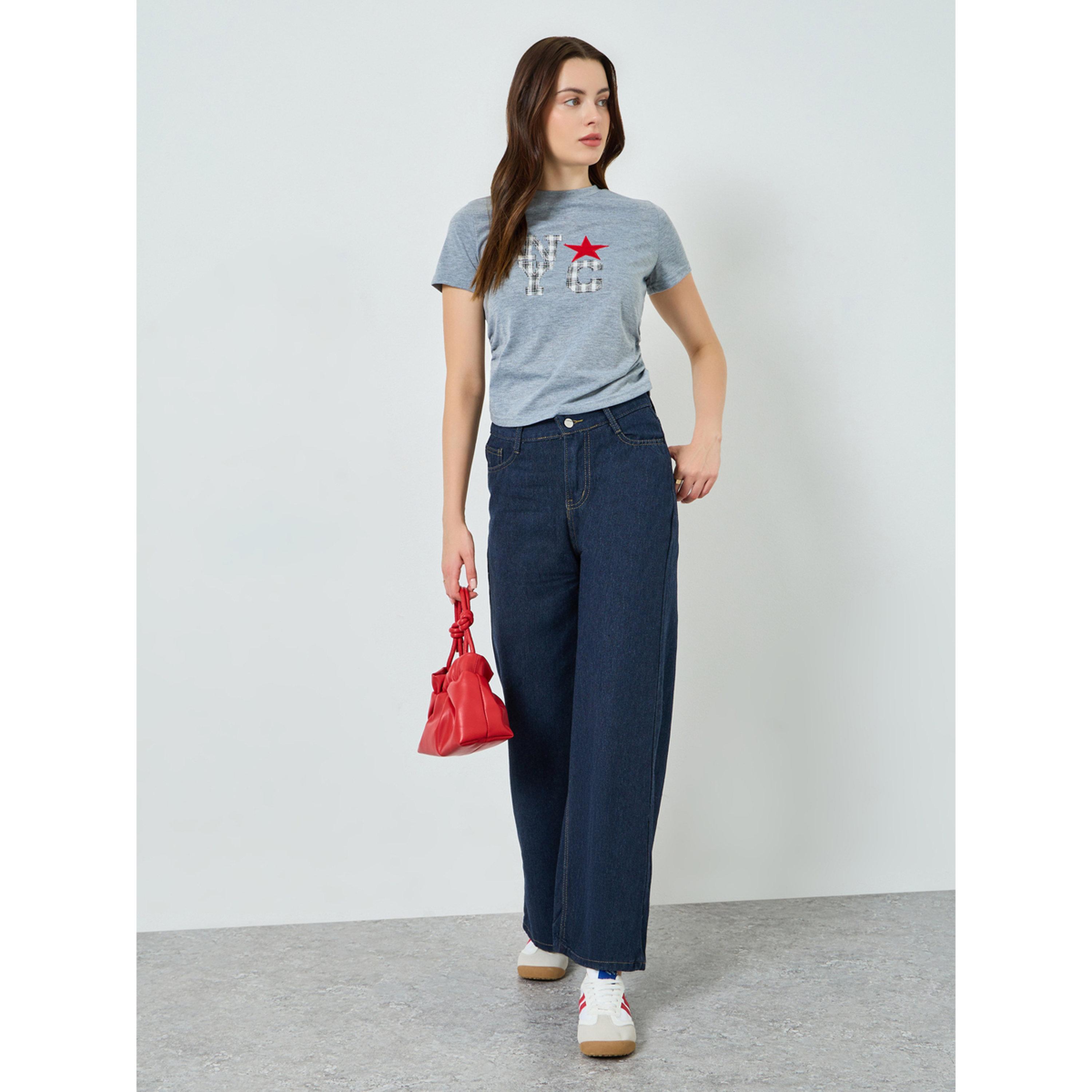 بنطال جينز أزرق داكن أرجل واسعة-women-clothing-bottoms-jeans-image-2