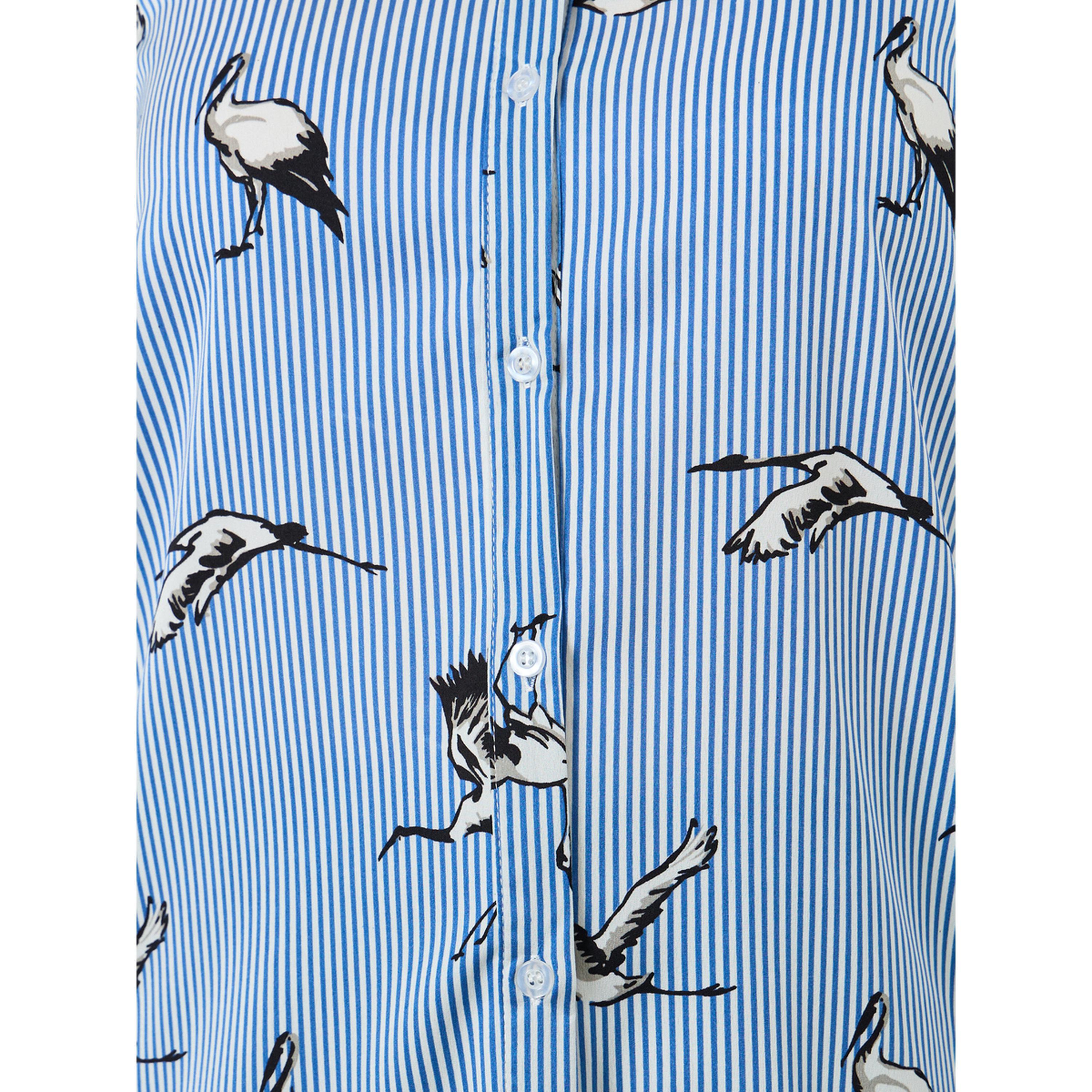 قميص أزرق بأكمام طويلة وطبعة طيور-women-clothing-shirtsandblouses-shirts-image-3