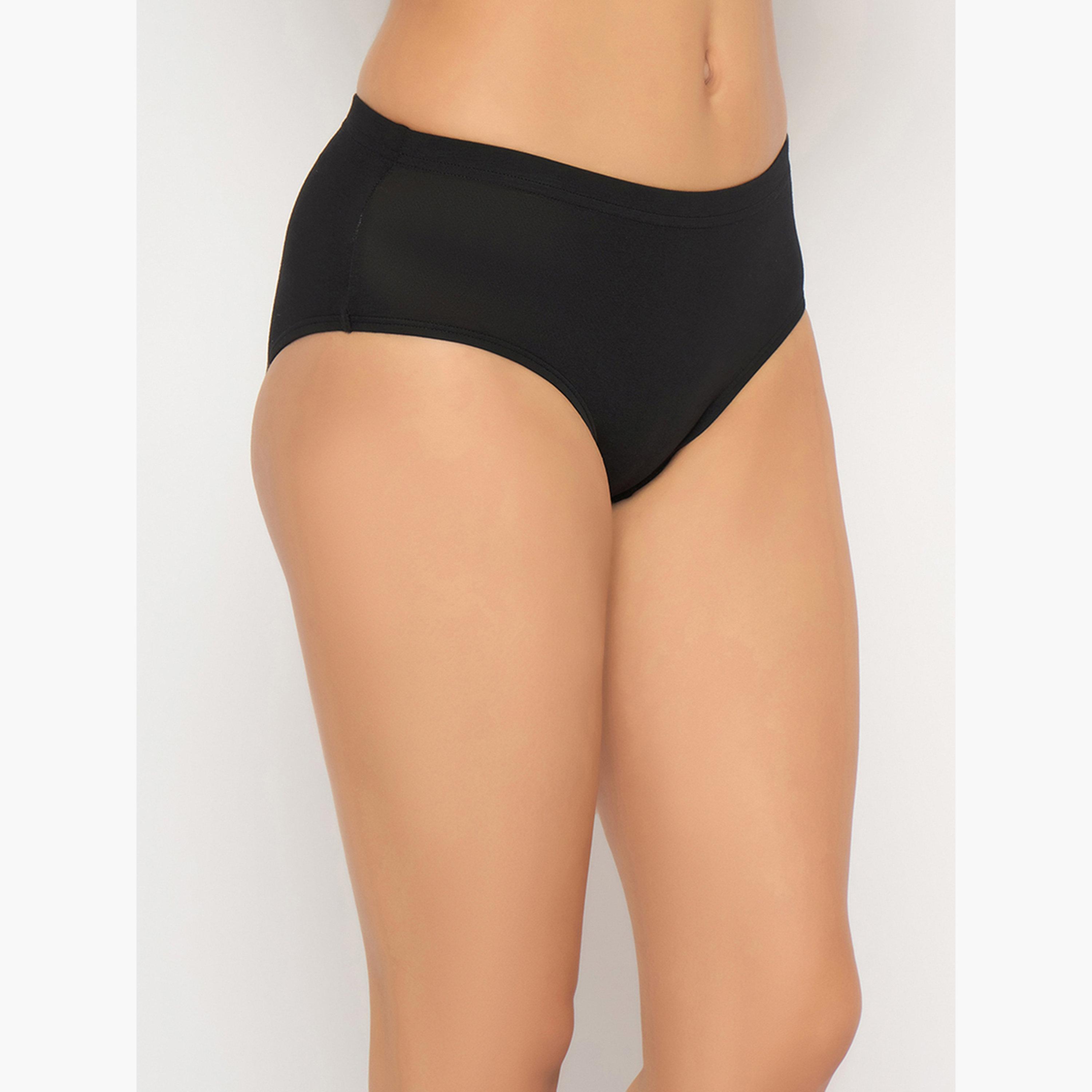 Clovia Pack of 3-Mid Waist Hipster Panties with Inner Elastic - Cotton-women-clothing-lingerie-panties-image-3