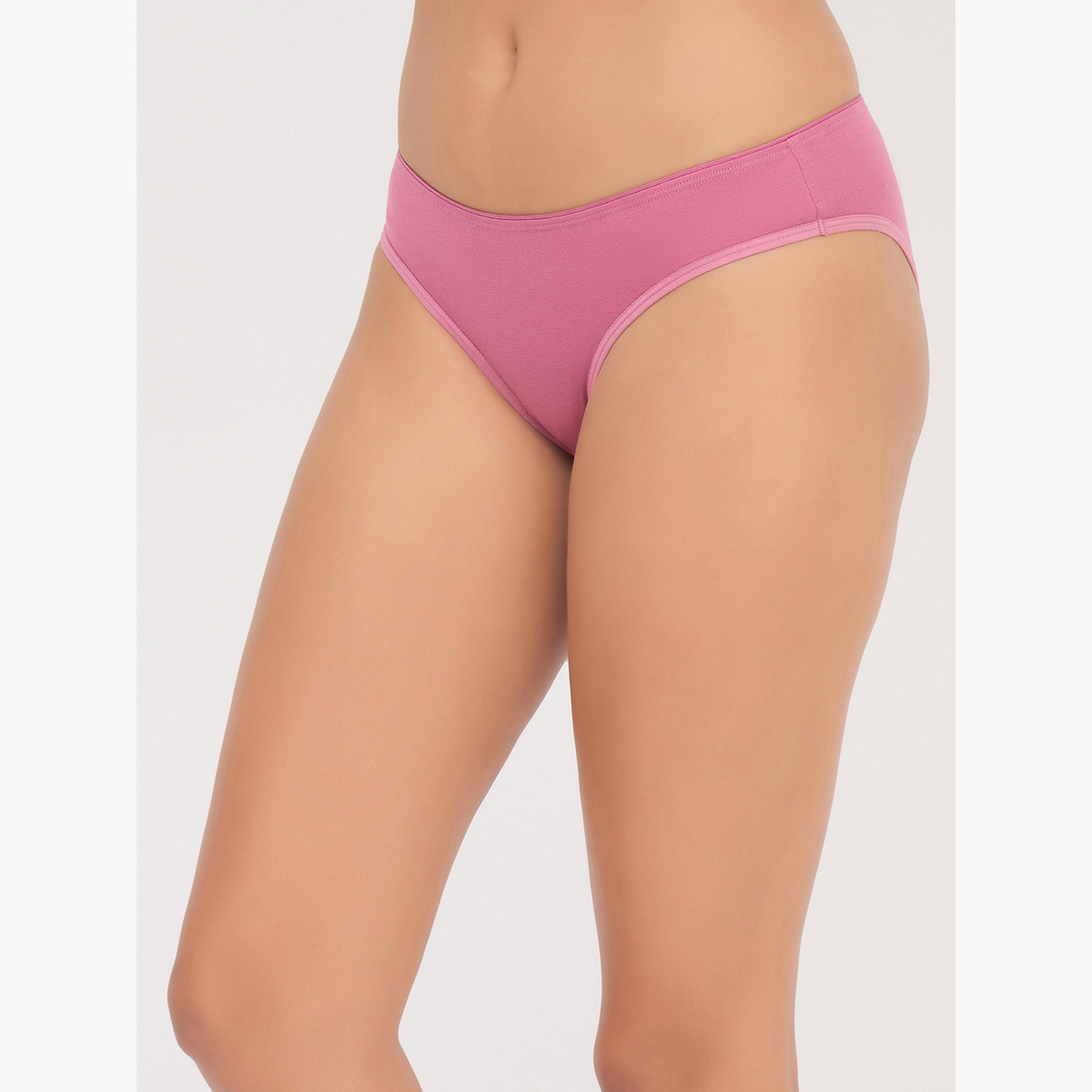 Clovia Pack of 3- Printed Low Waist Bikini - Cotton-women-clothing-lingerie-panties-image-4