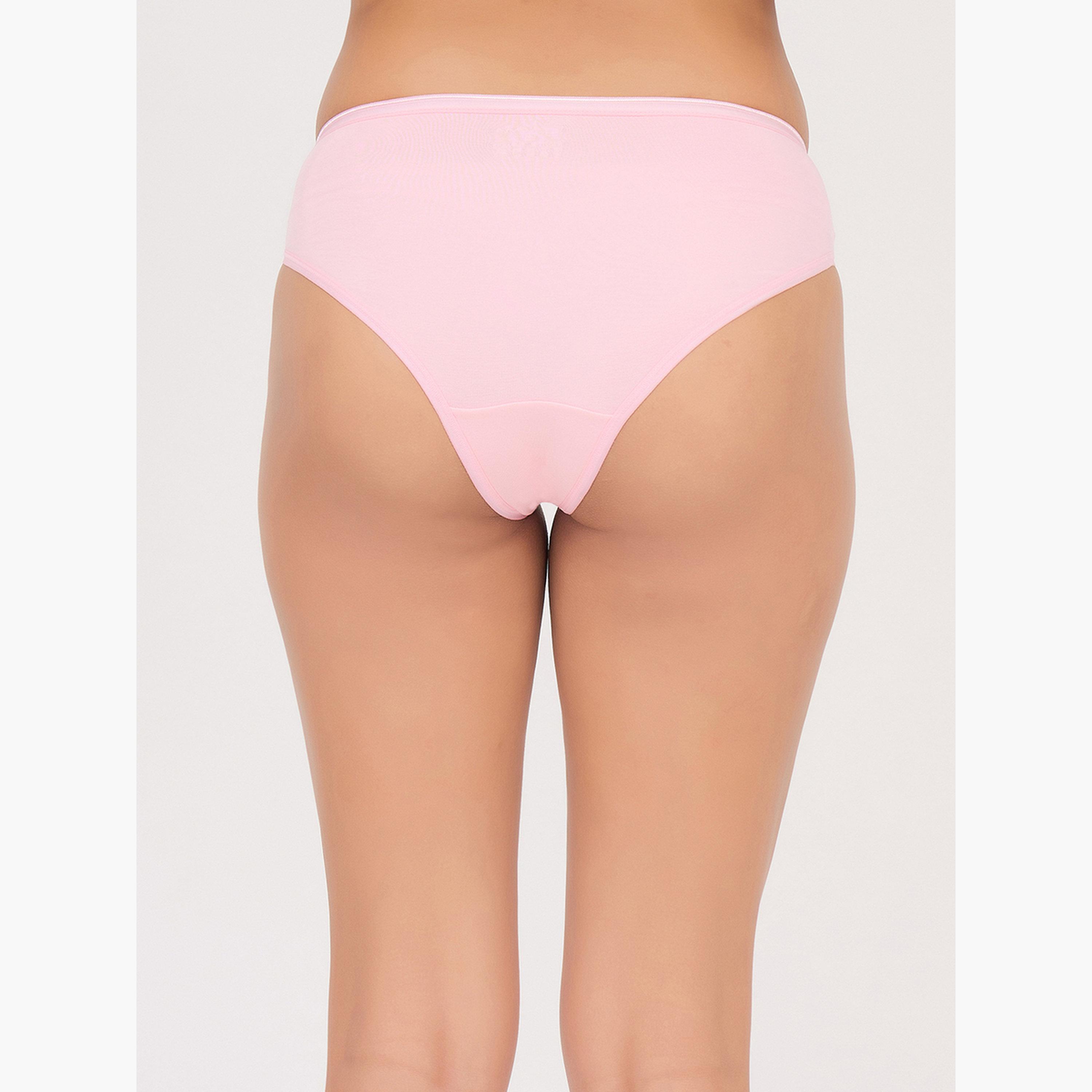Clovia Pack of 3- Printed Low Waist Bikini - Cotton-women-clothing-lingerie-panties-image-2