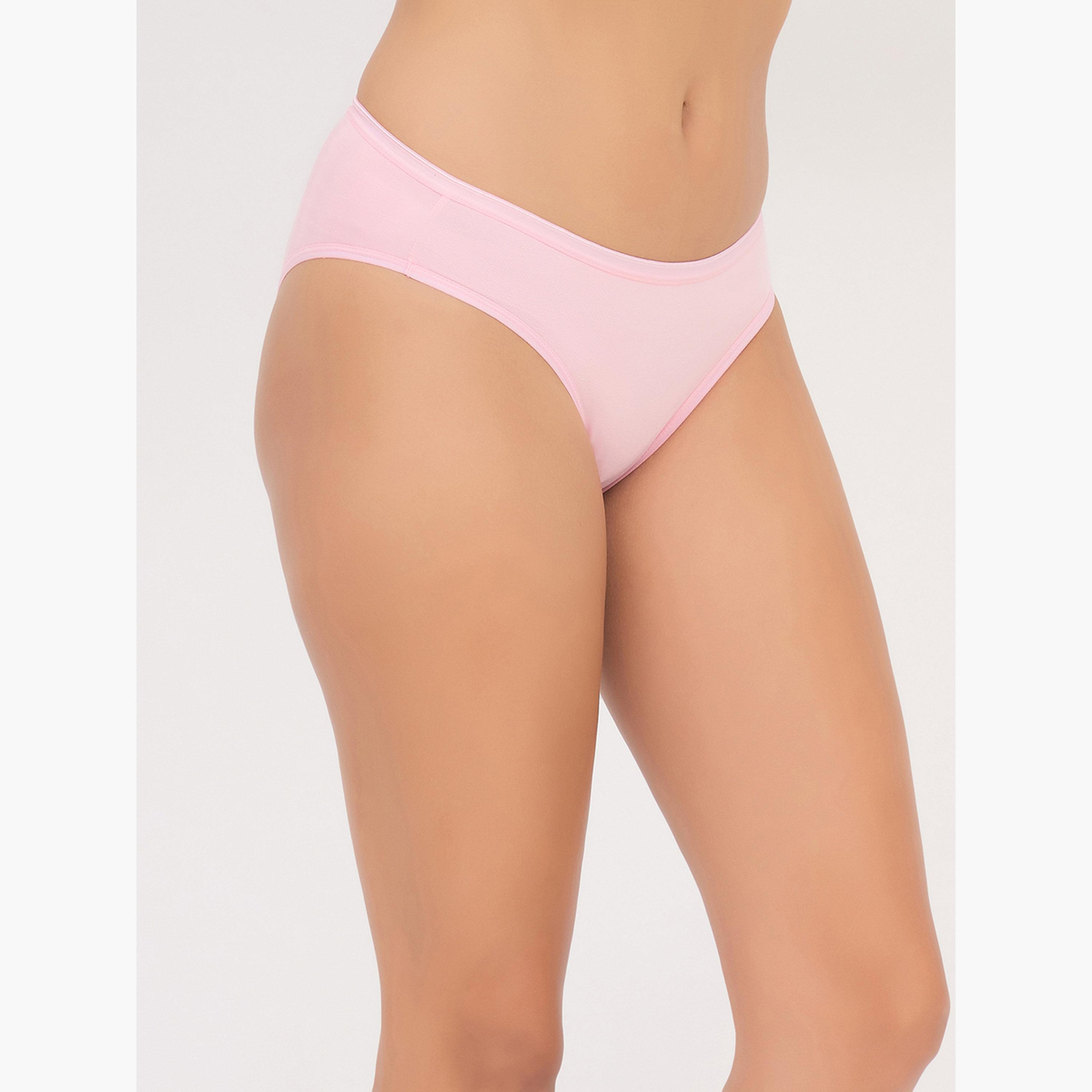 Clovia Pack of 3- Printed Low Waist Bikini - Cotton-women-clothing-lingerie-panties-image-3