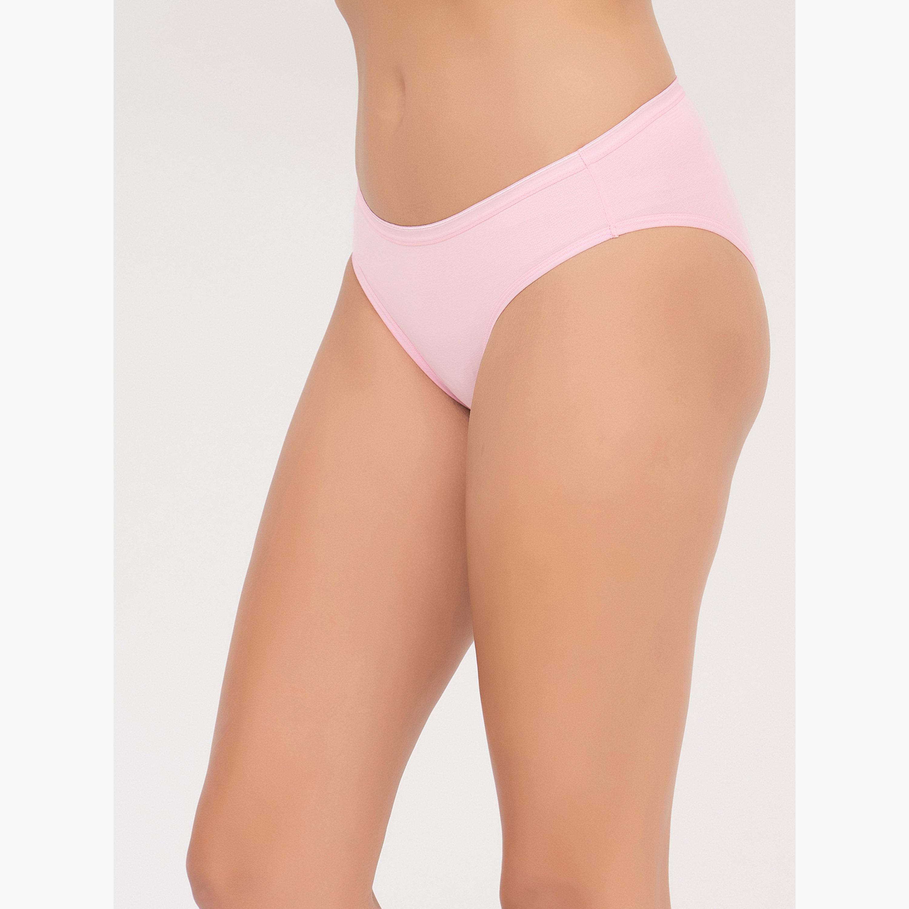 Clovia Pack of 3- Printed Low Waist Bikini - Cotton-women-clothing-lingerie-panties-image-4
