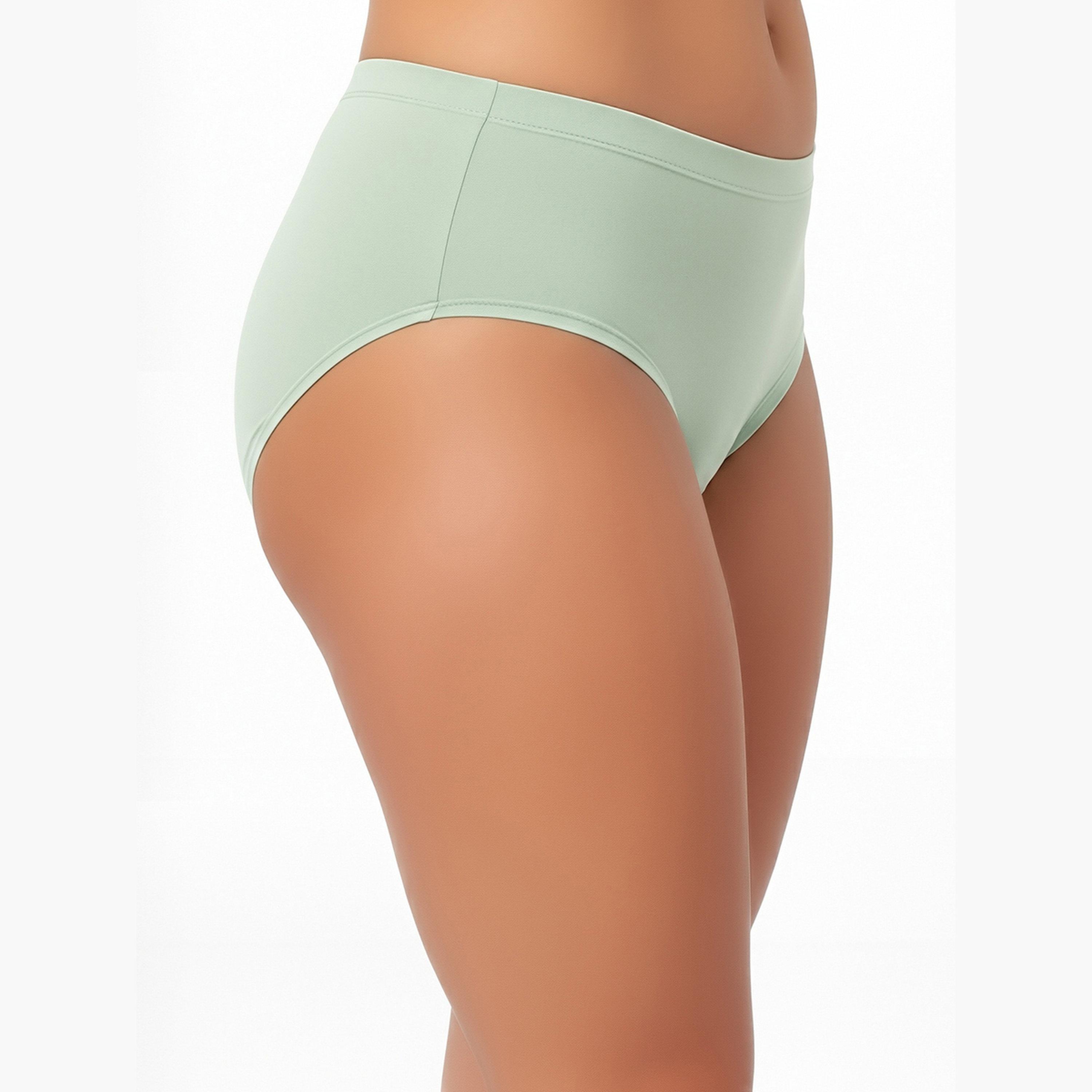 طقم سراويل داخلية هيبستر بخصر متوسط من 3 قطع-women-clothing-lingerie-panties-image-5