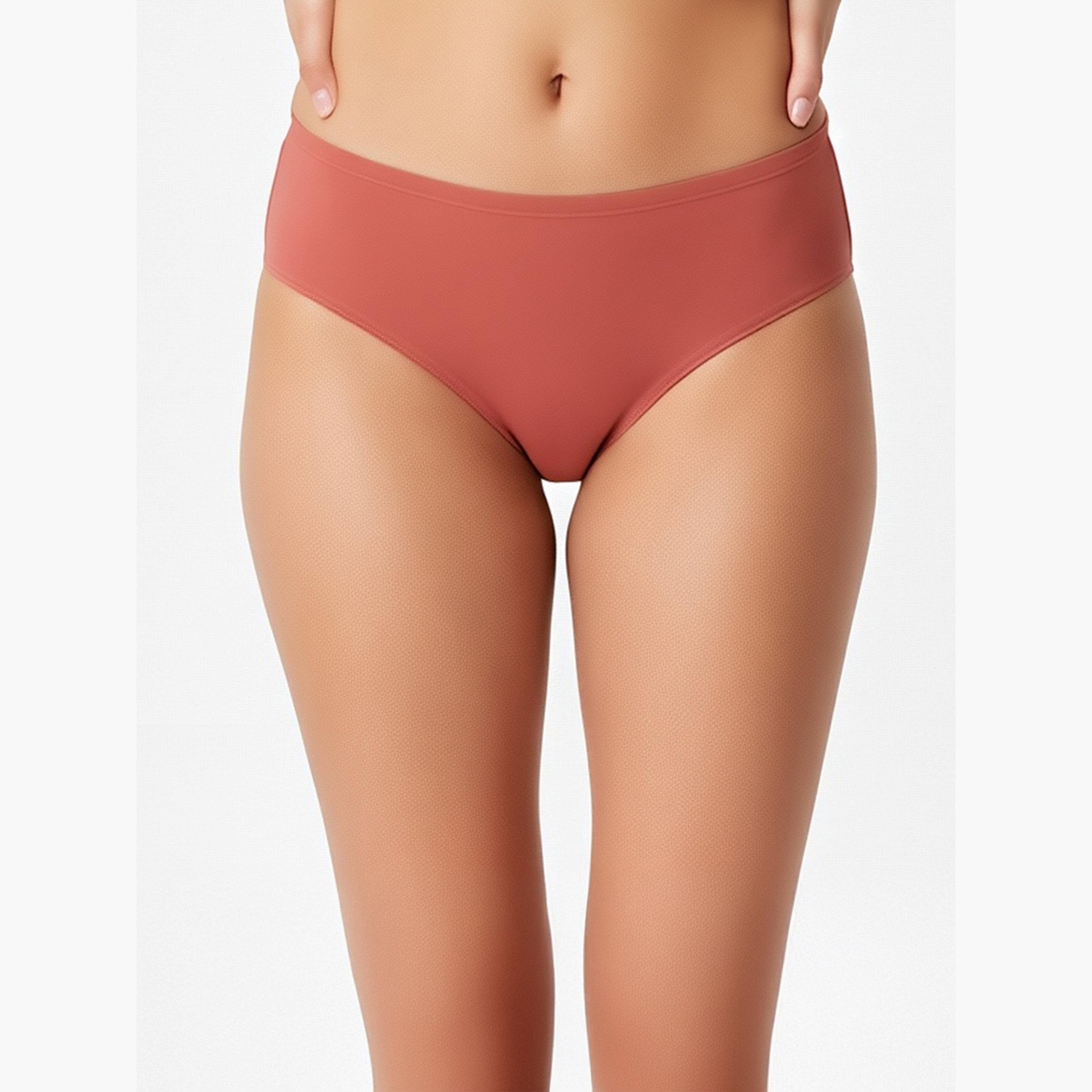 Clovia Pack of 3-Mid Waist Hipster Panties with Inner Elastic - Cotton-women-clothing-lingerie-panties-image-2