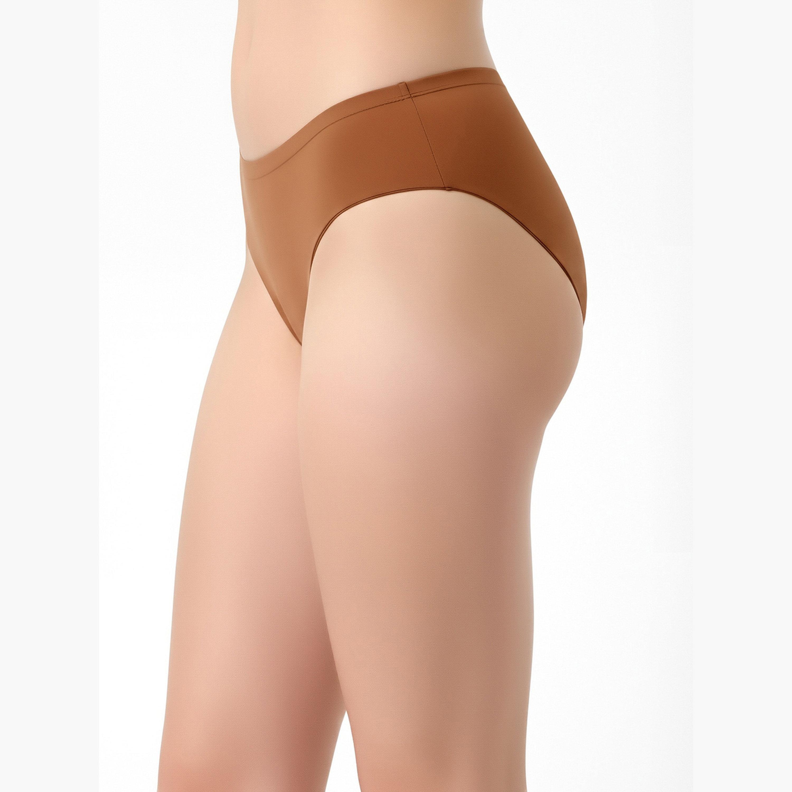 Clovia Pack of 3-Mid Waist Hipster Panties with Inner Elastic - Cotton-women-clothing-lingerie-panties-image-3