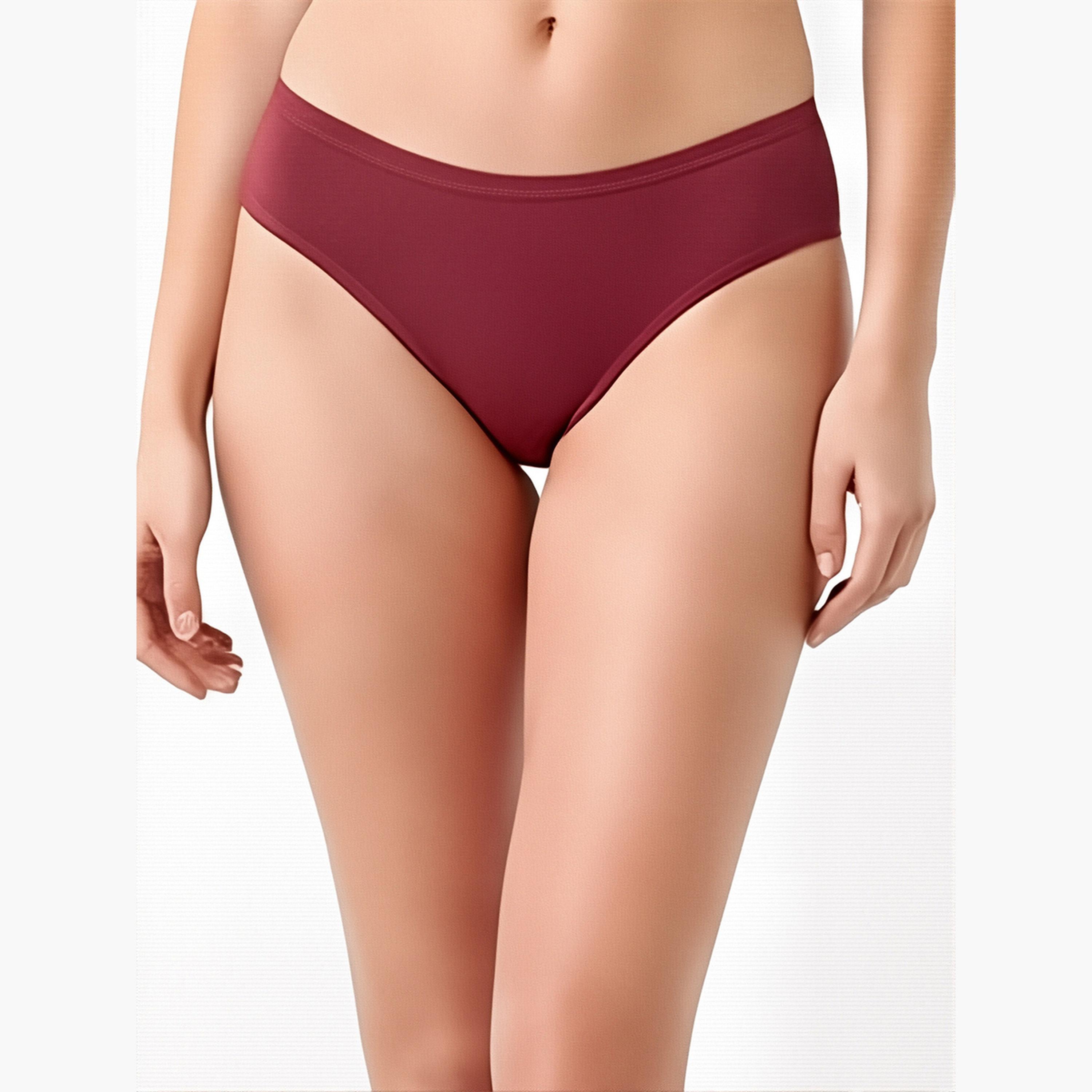 طقم سراويل داخلية هيبستر بخصر متوسط من 3 قطع-women-clothing-lingerie-panties-image-2