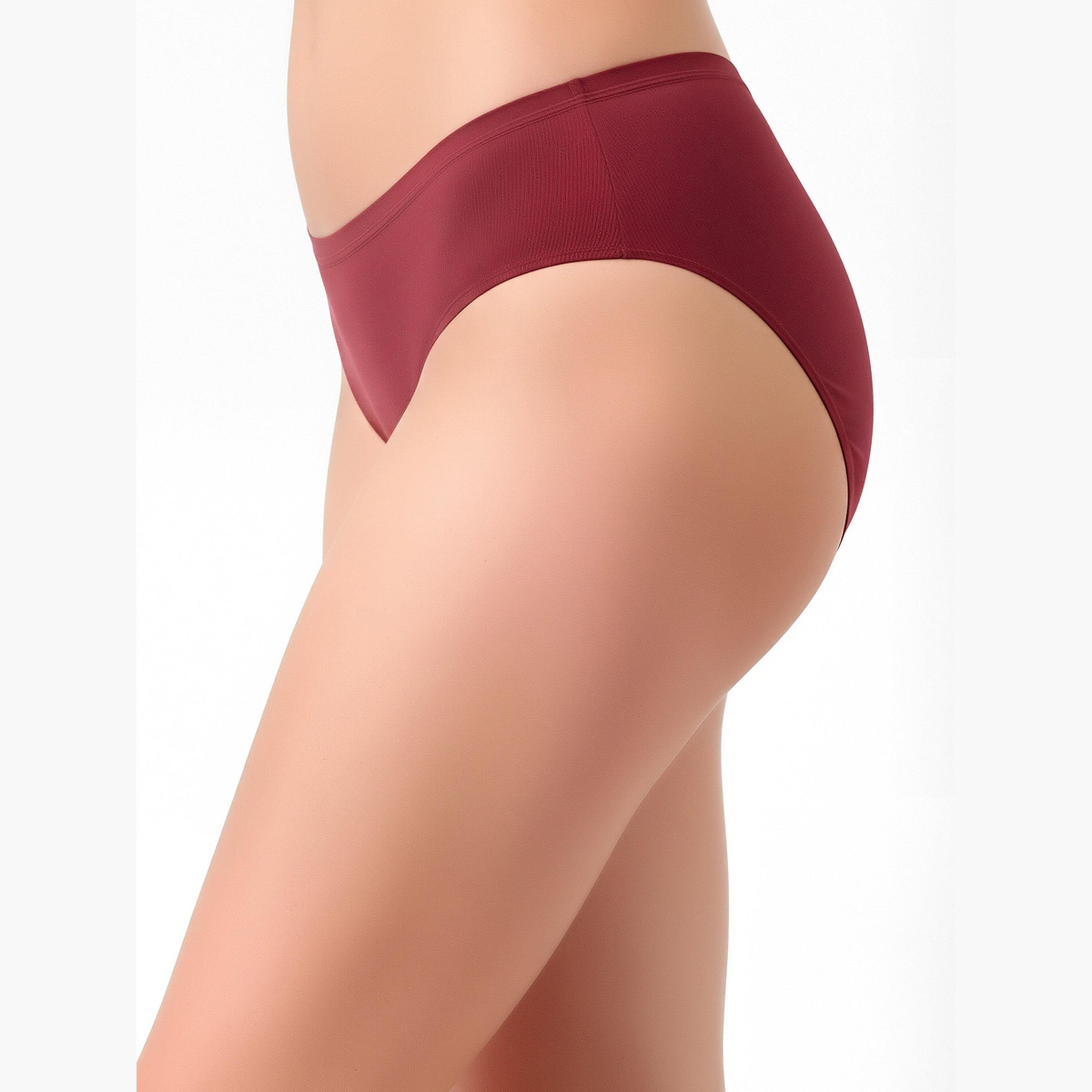 طقم سراويل داخلية هيبستر بخصر متوسط من 3 قطع-women-clothing-lingerie-panties-image-3
