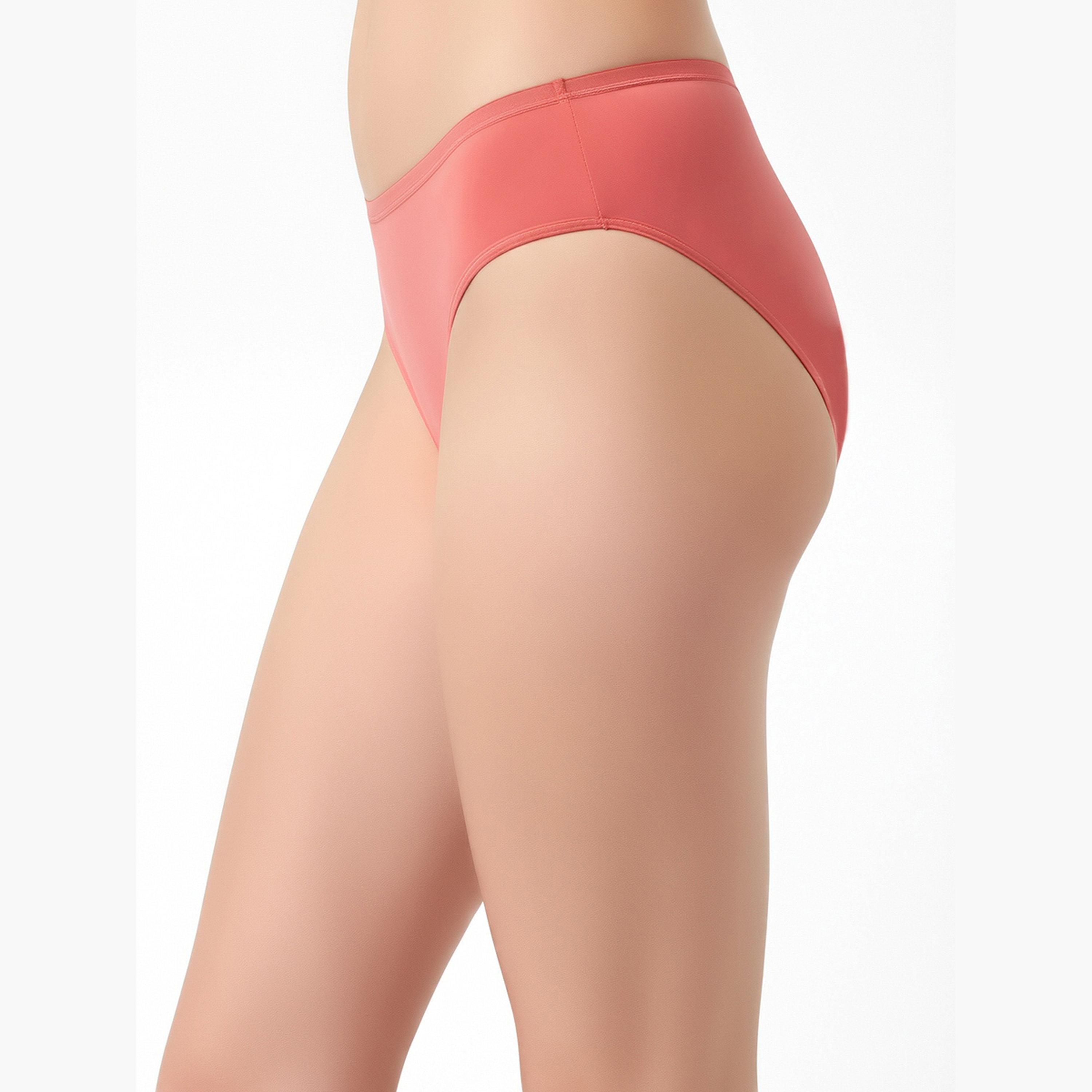 Clovia Pack of 3-Mid Waist Hipster Panties with Inner Elastic - Cotton-women-clothing-lingerie-panties-image-5