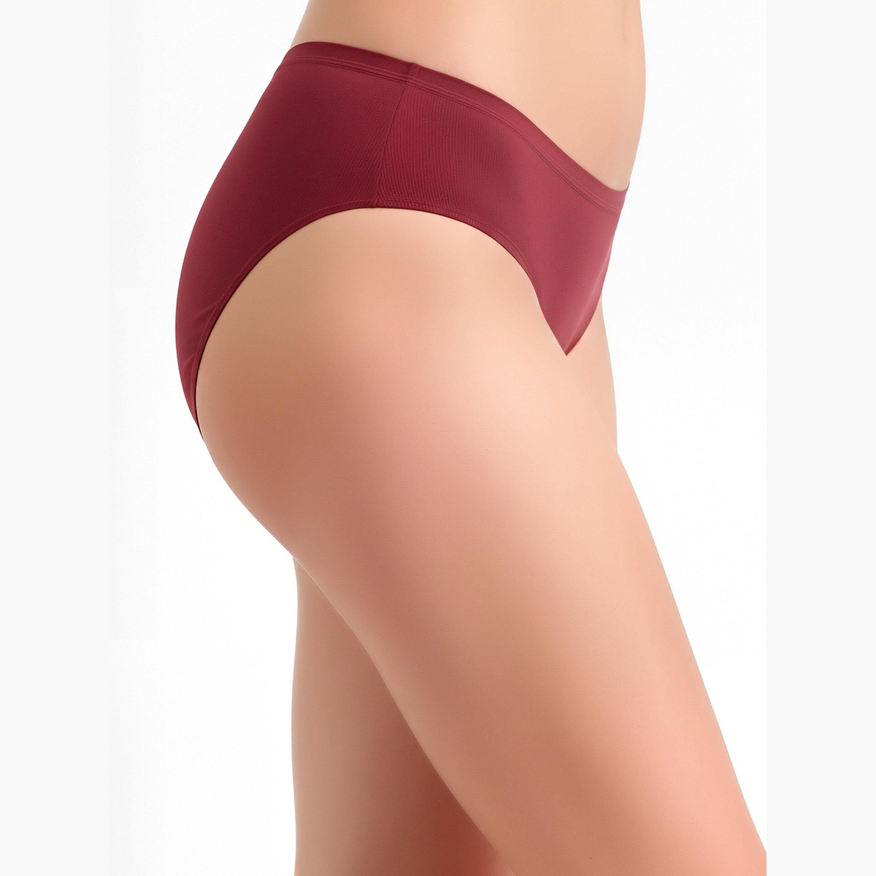 طقم سراويل داخلية هيبستر بخصر متوسط من 3 قطع-women-clothing-lingerie-panties-image-6