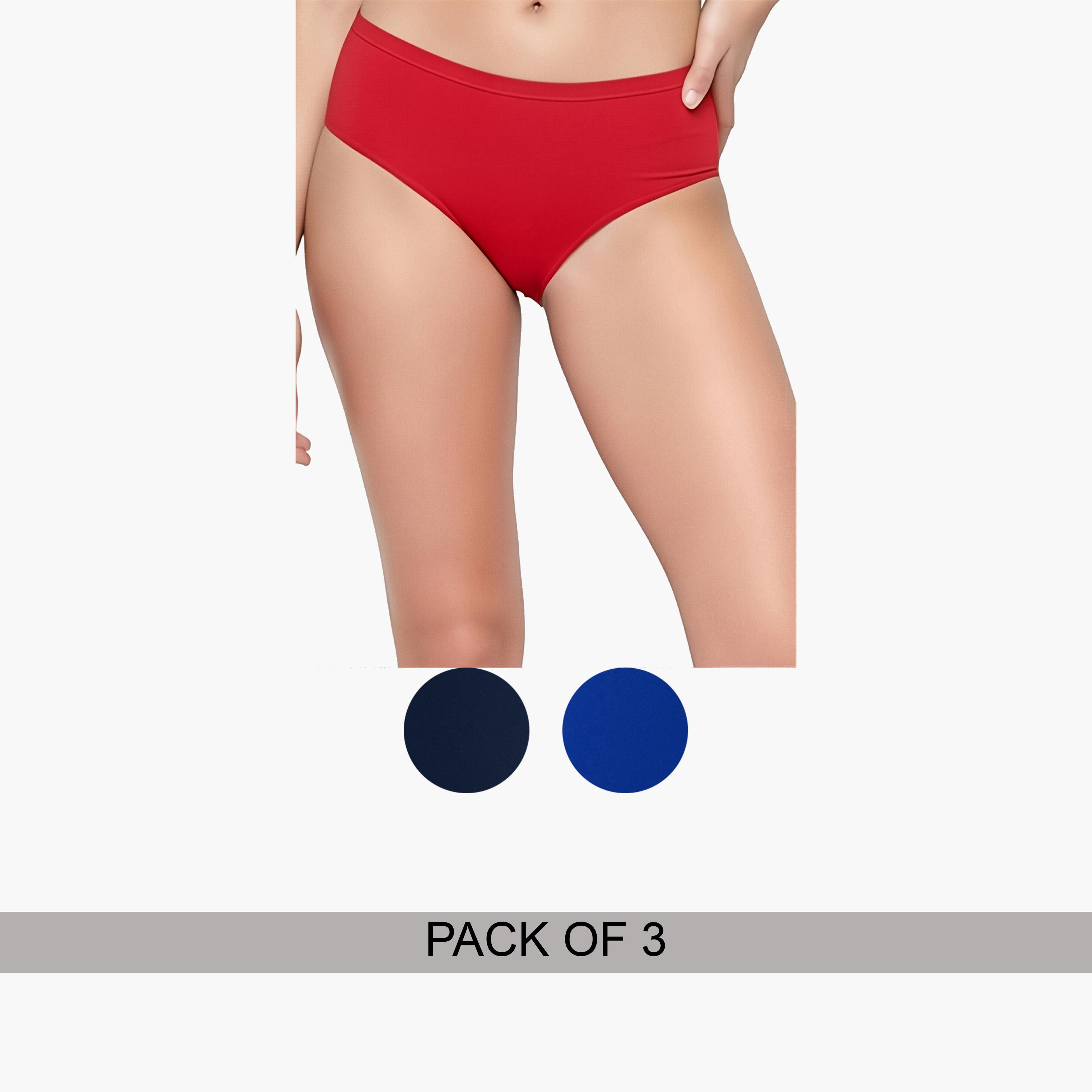 طقم سراويل داخلية هيبستر بخصر متوسط من 3 قطع-women-clothing-lingerie-panties-image-1