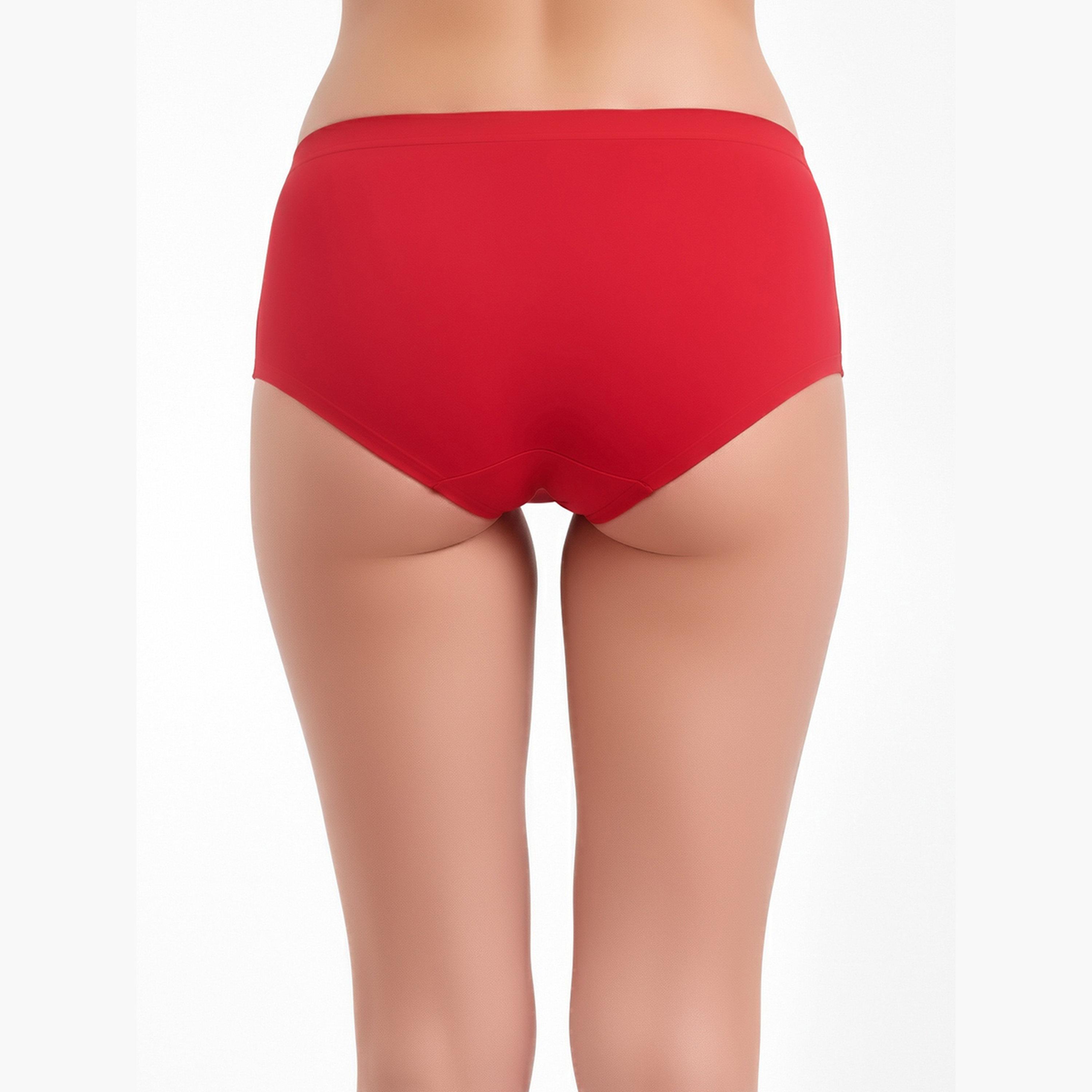 Clovia Pack of 3-Mid Waist Hipster Panties with Inner Elastic - Cotton-women-clothing-lingerie-panties-image-3