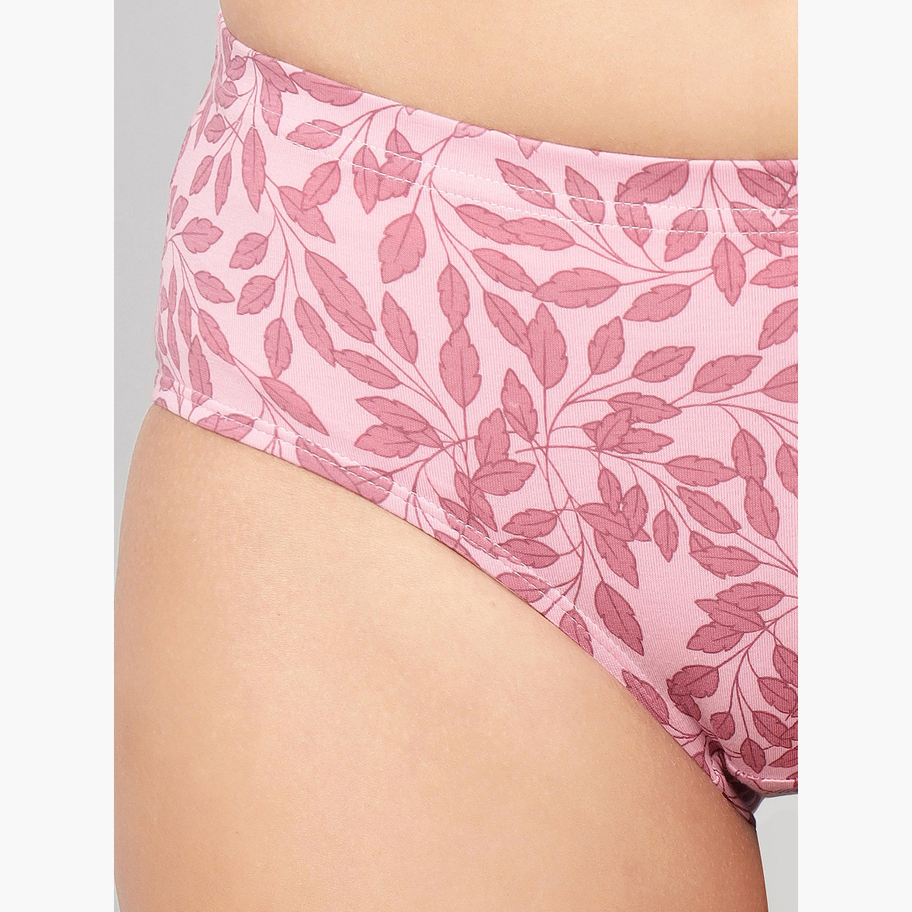 Clovia Pack of 3-Mid Hipster Bikini with Inner Elastic - Cotton-women-clothing-lingerie-panties-image-3