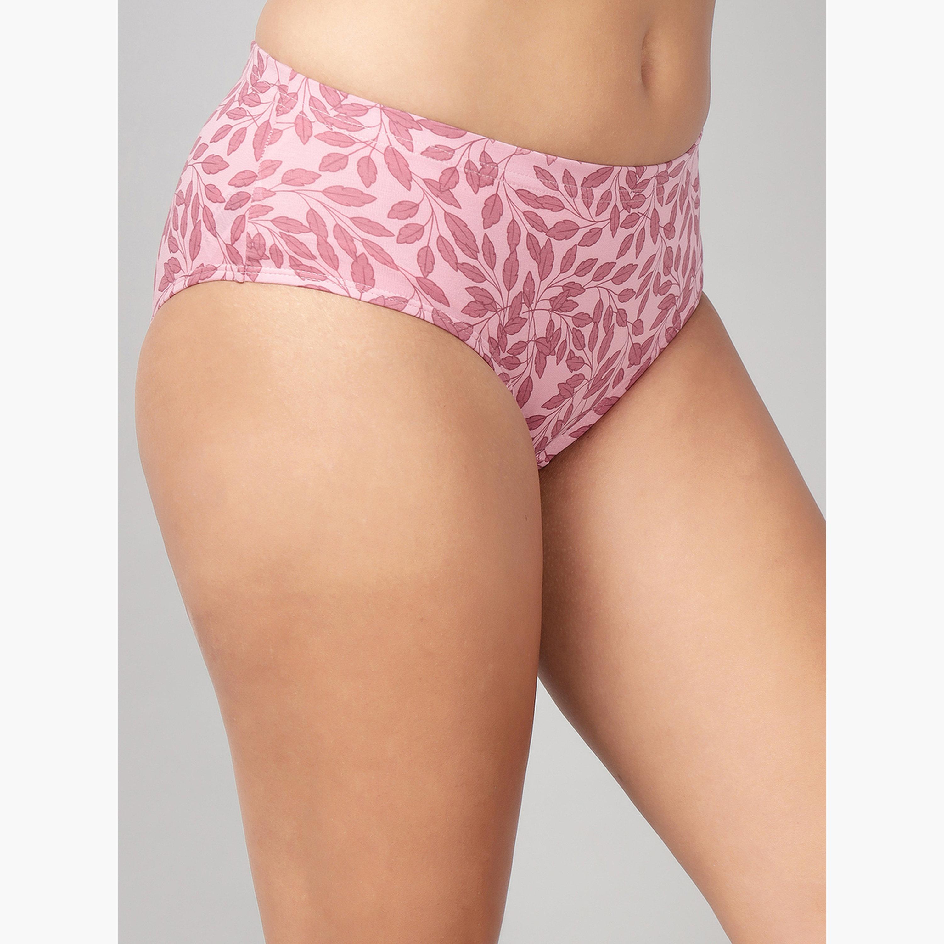 Clovia Pack of 3-Mid Hipster Bikini with Inner Elastic - Cotton-women-clothing-lingerie-panties-image-6
