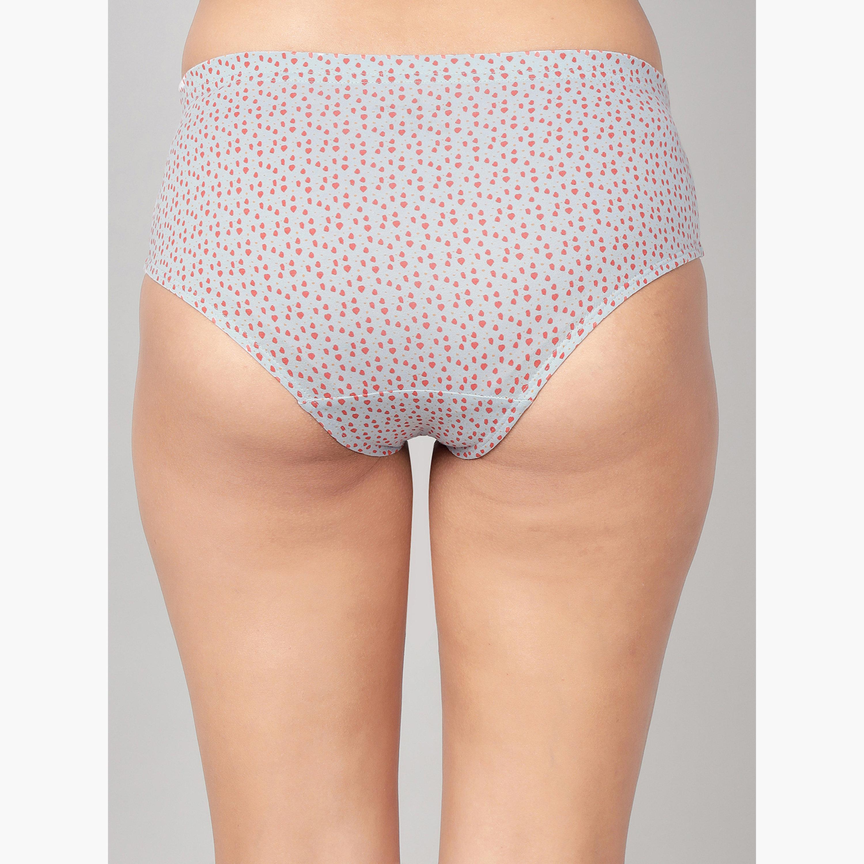 Clovia Pack of 3-Mid Waist Hipster Panties with Inner Elastic - Cotton-women-clothing-lingerie-panties-image-6