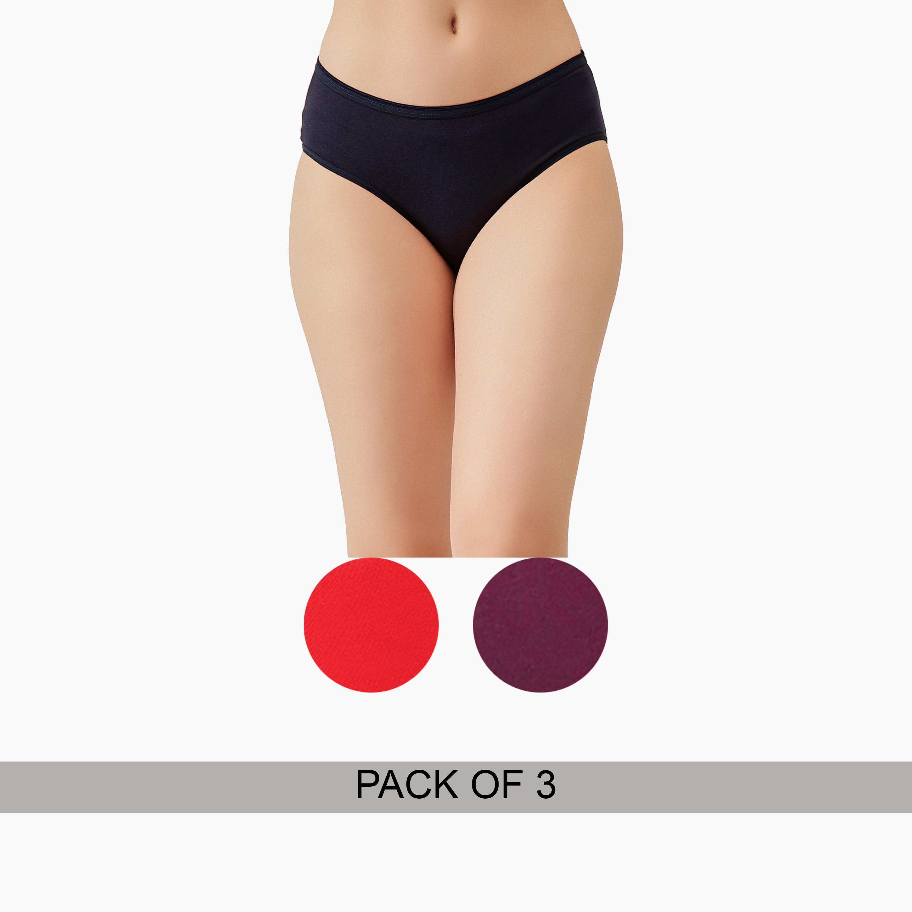 طقم سراويل داخلية بيكيني هيبستر من 3 قطع-women-clothing-lingerie-panties-image-1
