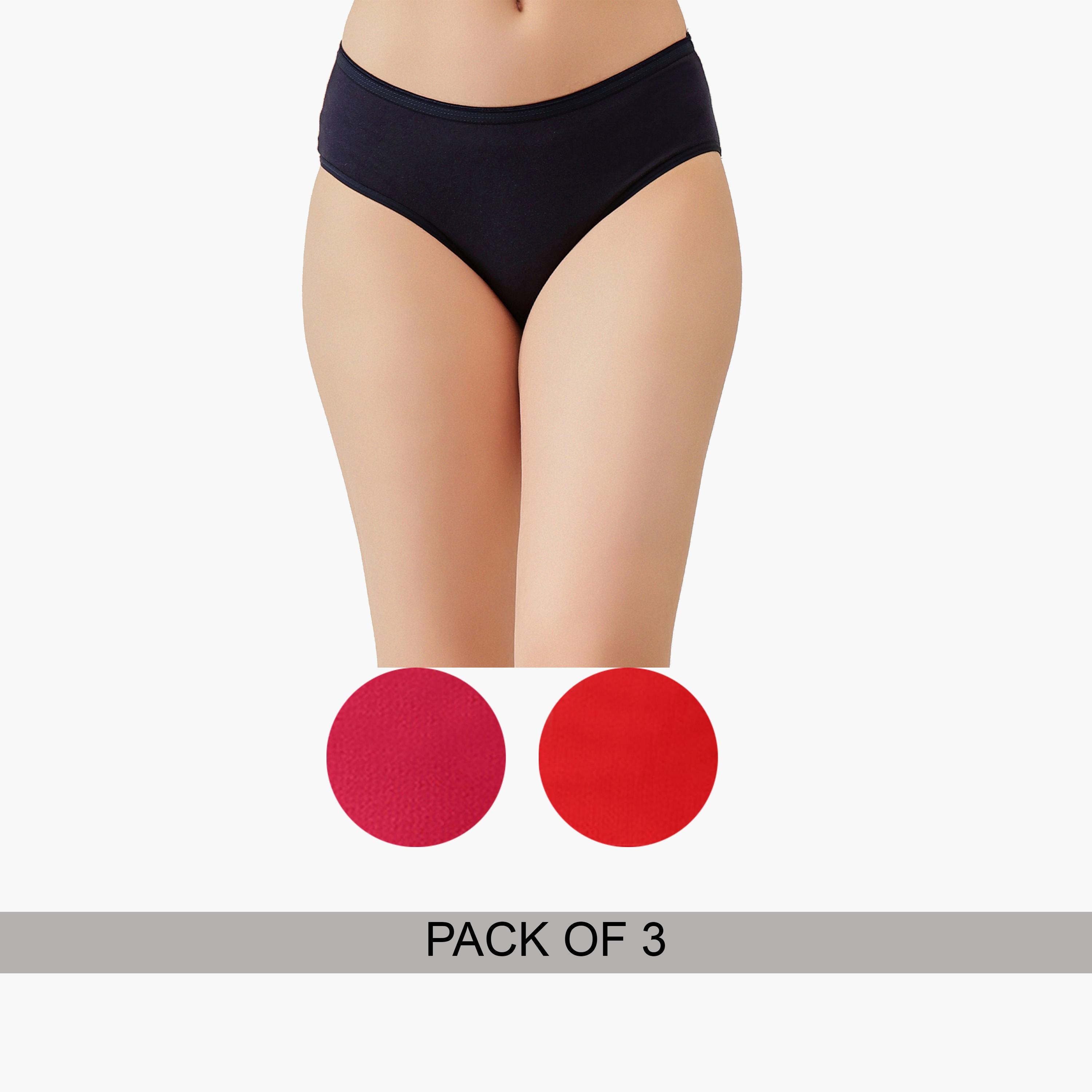 طقم سراويل داخلية بيكيني هيبستر من 3 قطع-women-clothing-lingerie-panties-image-1