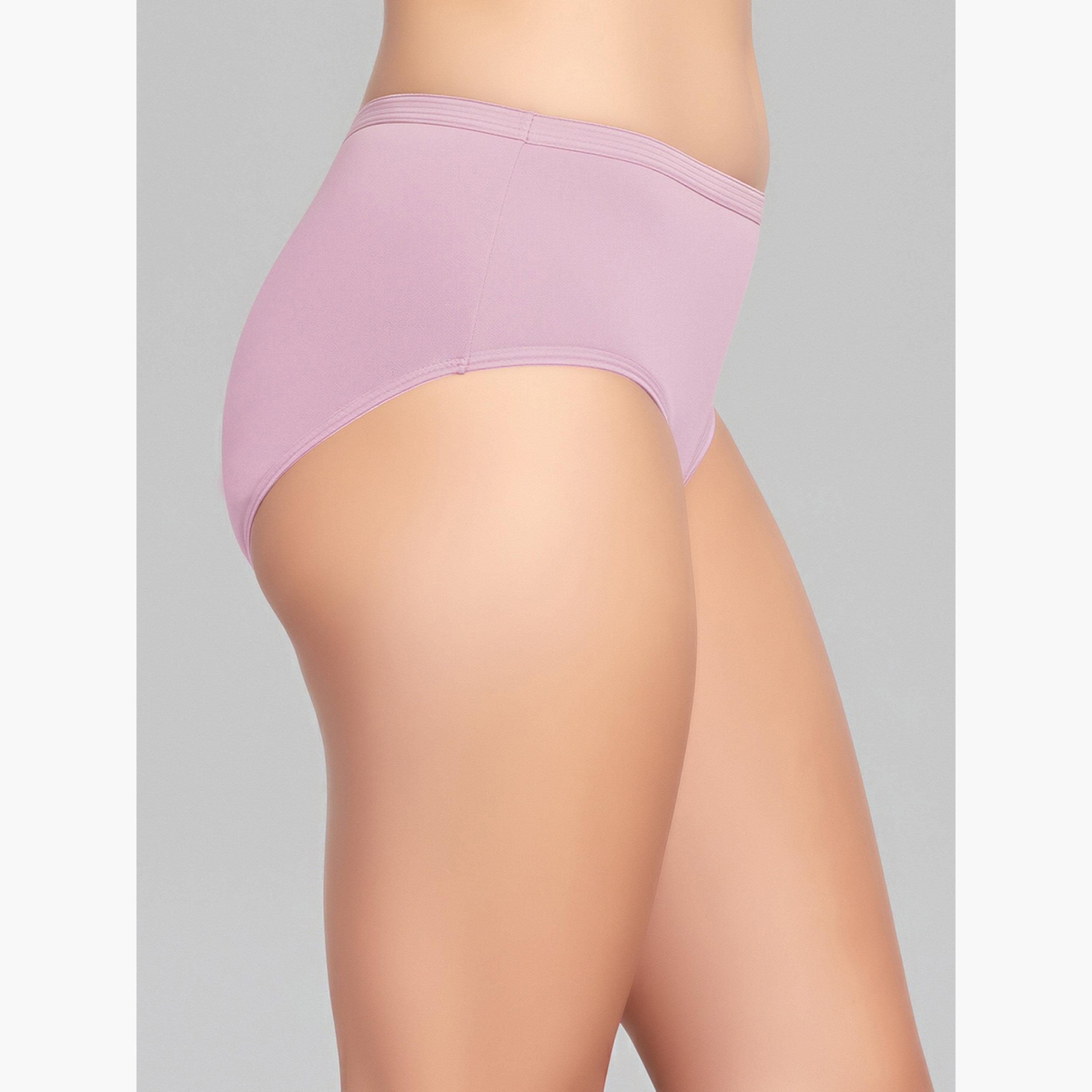Clovia Pack of 3-Mid Hipster Bikini with Inner Elastic - Cotton-women-clothing-lingerie-panties-image-5