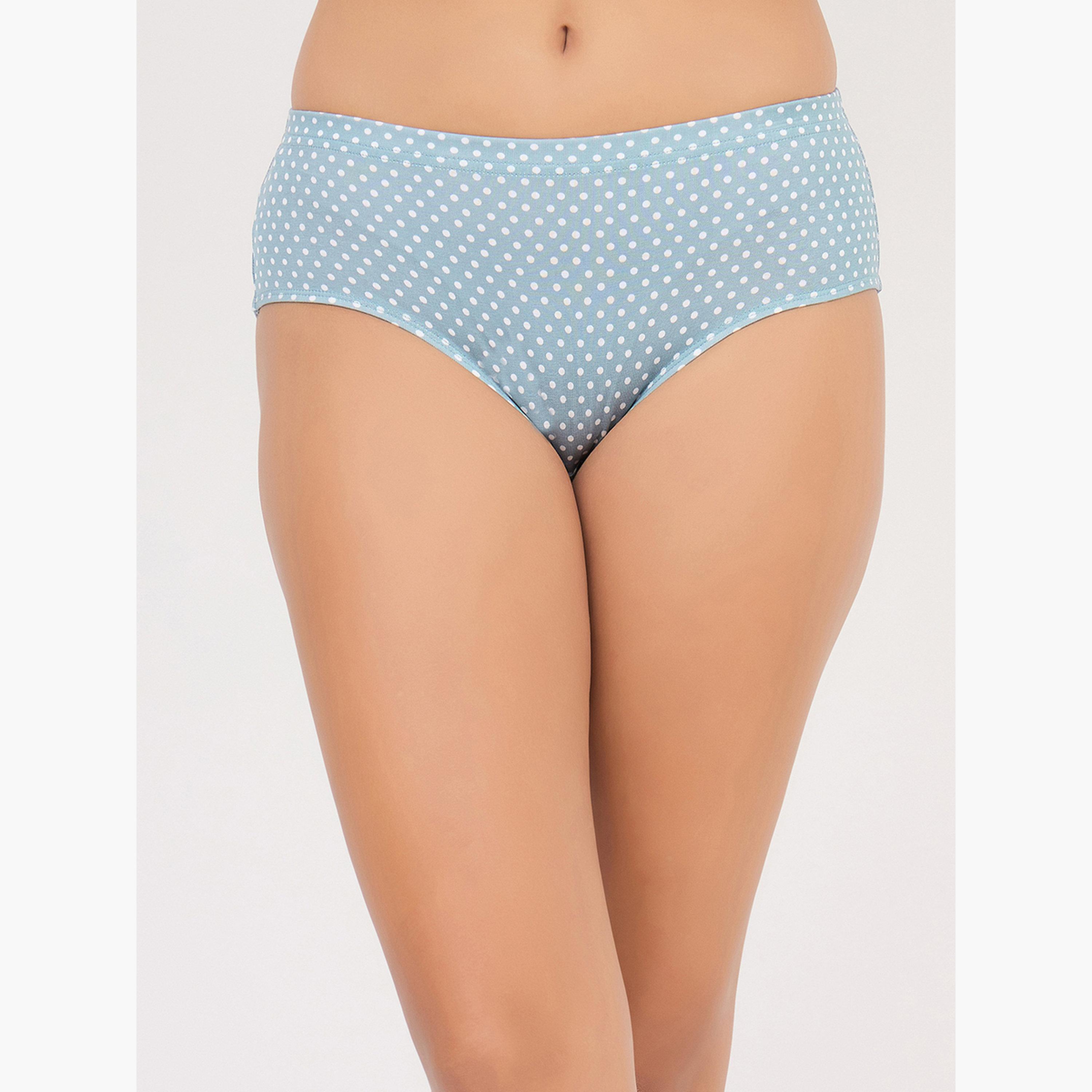 طقم سراويل داخلية هيبستر بطبعة بولكا من 3 قطع-women-clothing-lingerie-panties-image-4