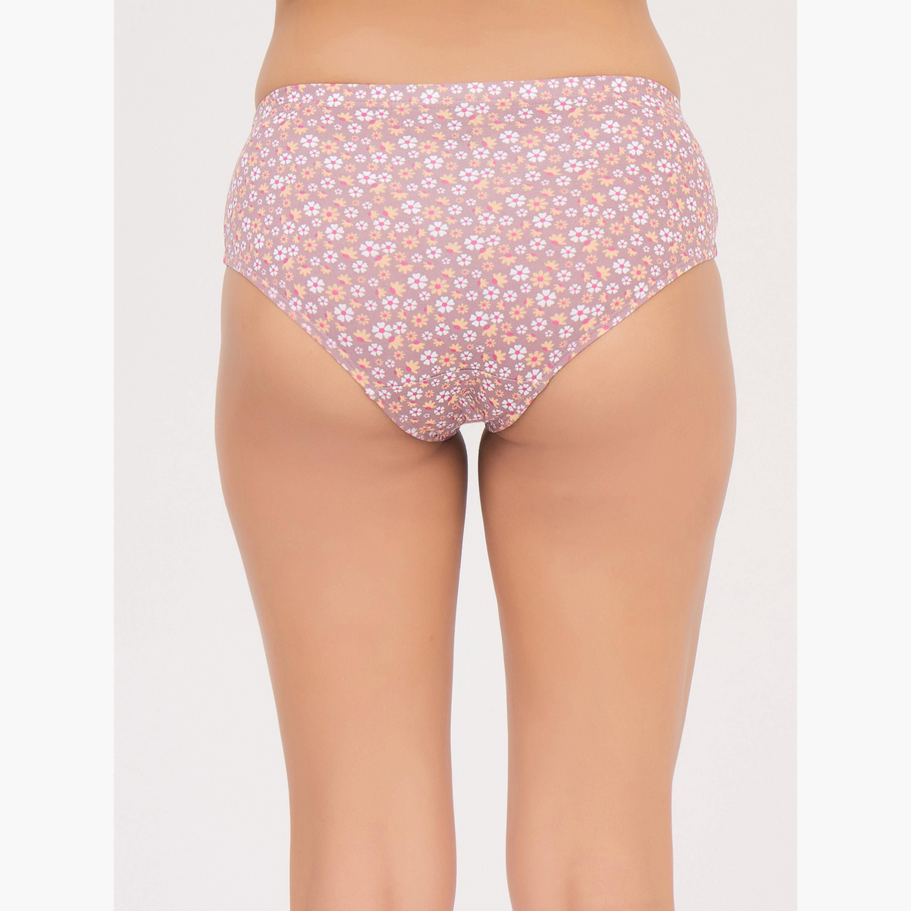 طقم سراويل داخلية هيبستر بطبعة زهور من 3 قطع-women-clothing-lingerie-panties-image-2
