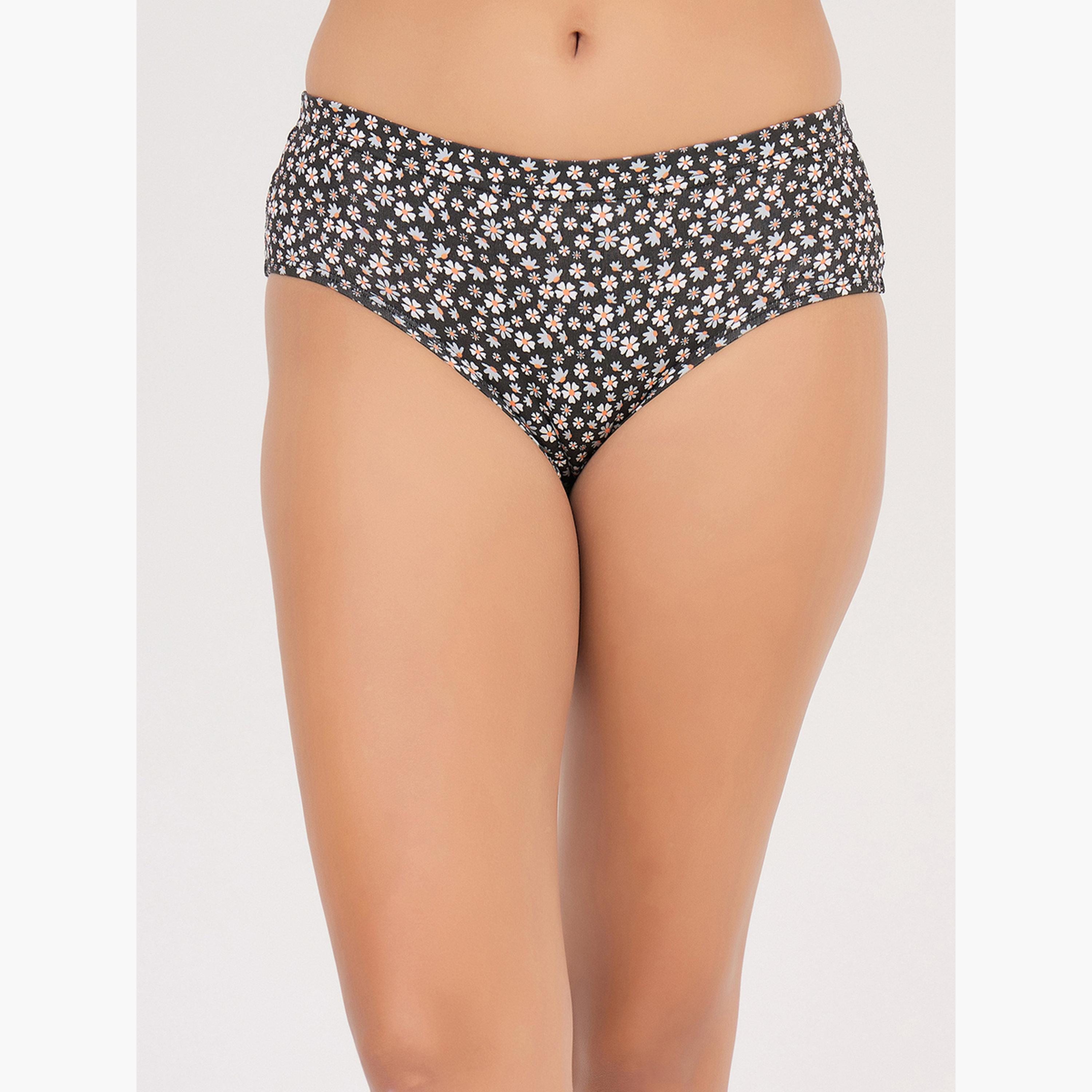 طقم سراويل داخلية هيبستر بطبعة زهور من 3 قطع-women-clothing-lingerie-panties-image-4