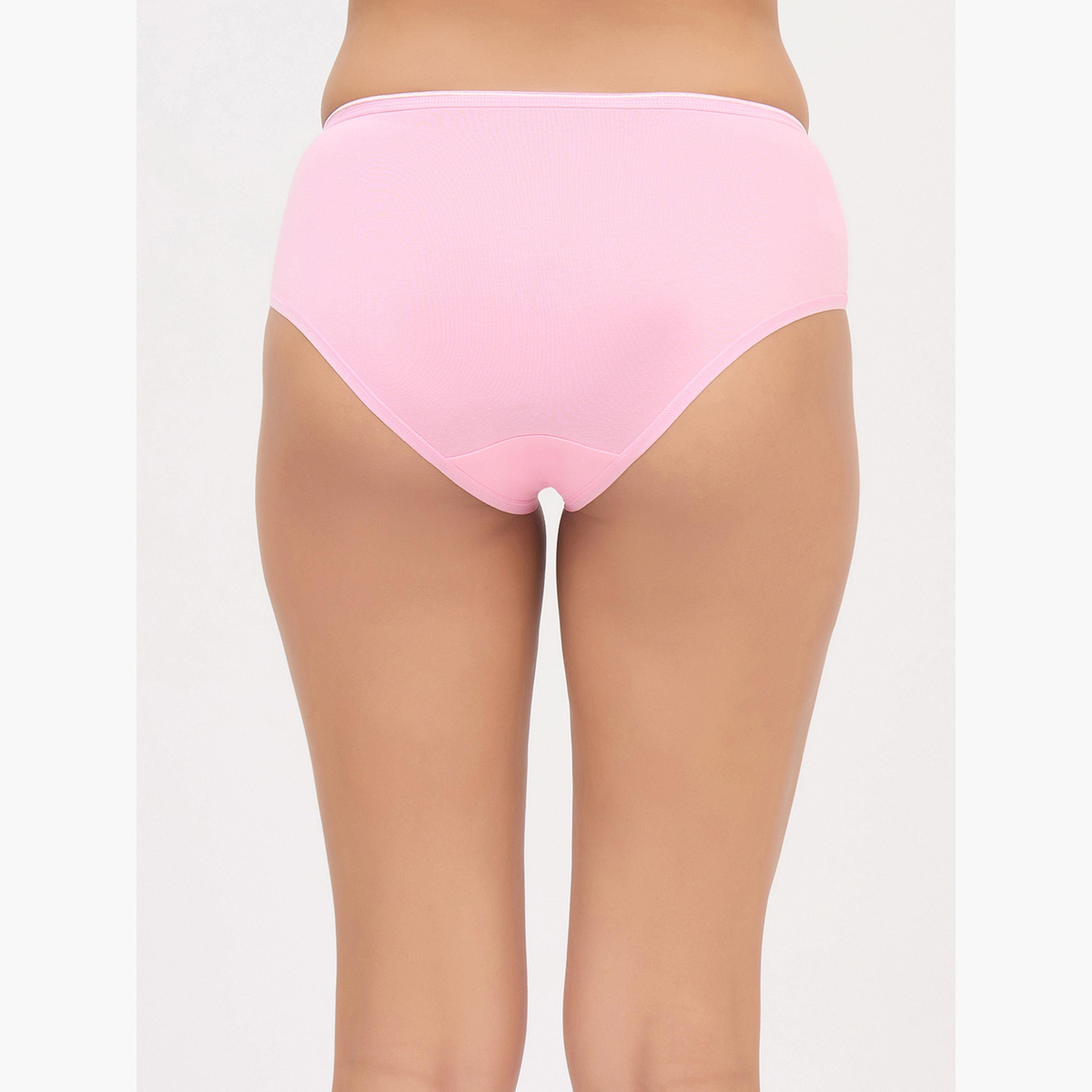 طقم سراويل داخلية هيبستر بتفاصيل دانتيل من 3 قطع-women-clothing-lingerie-panties-image-2